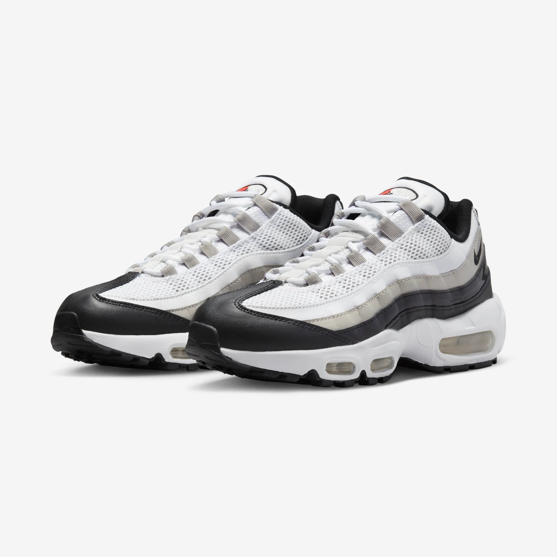 Nike Air Max 95 White Light Iron Ore Black Patent (Women's)