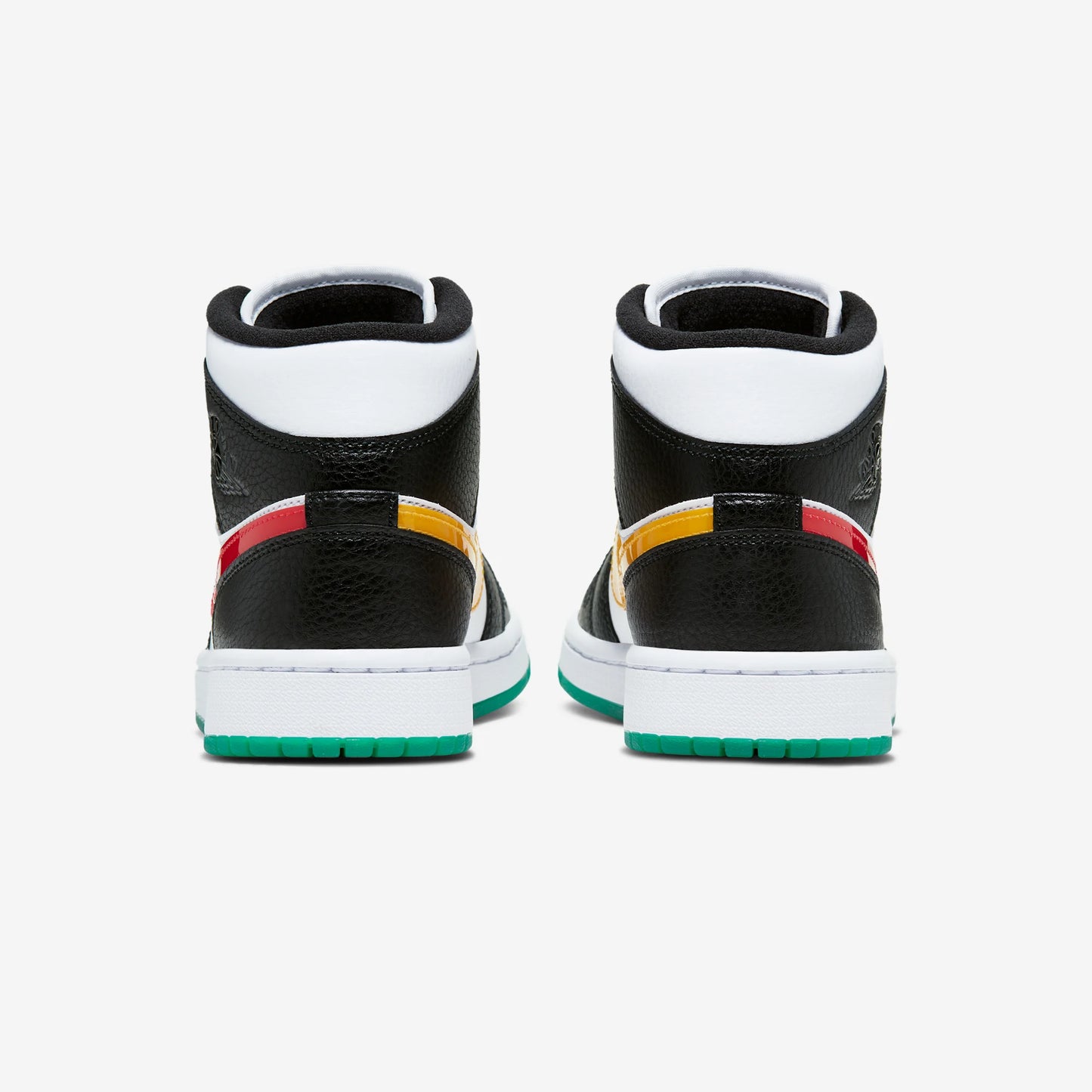 Jordan 1 Mid Alternate Swooshes Red Yellow (Women's)