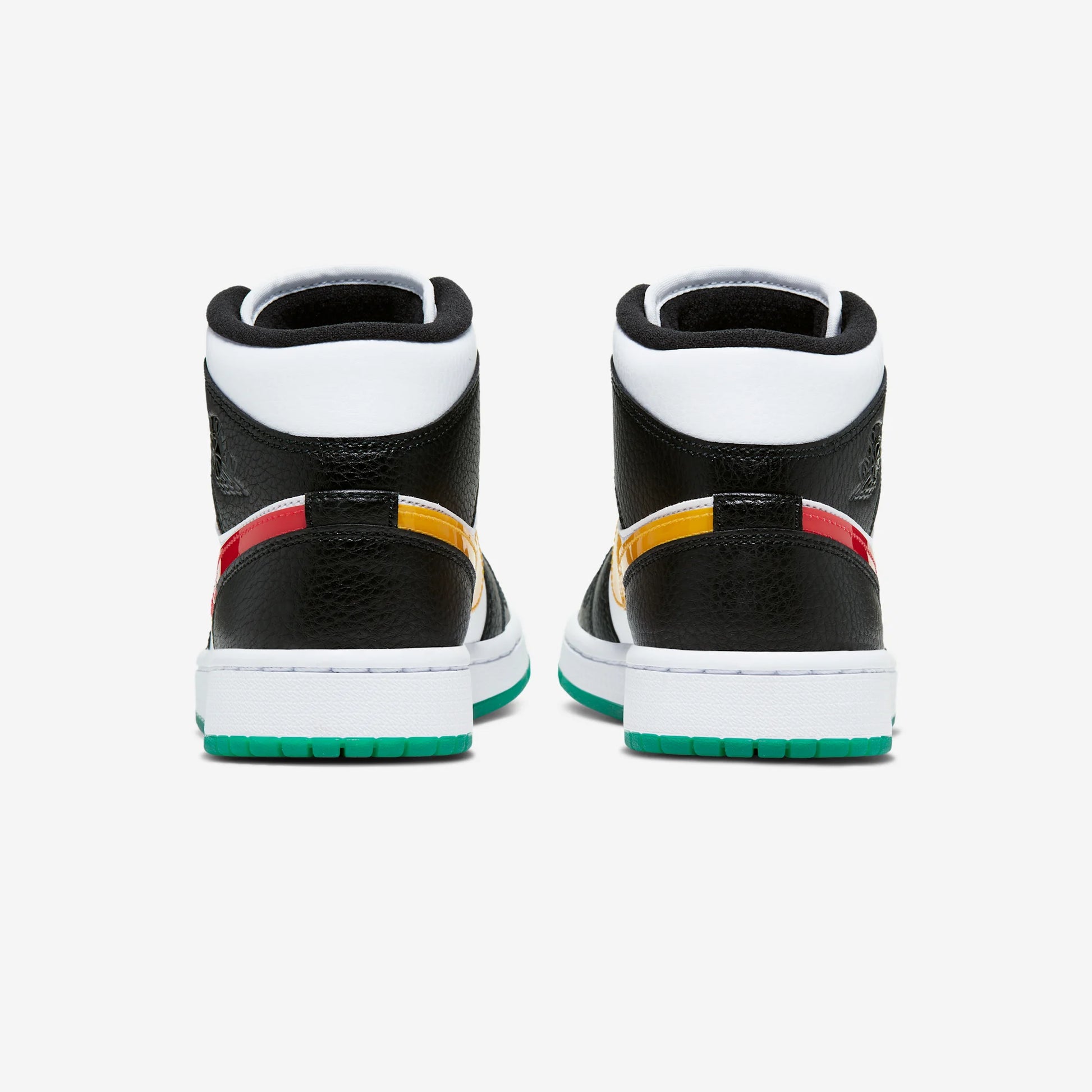 Jordan 1 Mid Alternate Swooshes Red Yellow (Women's)