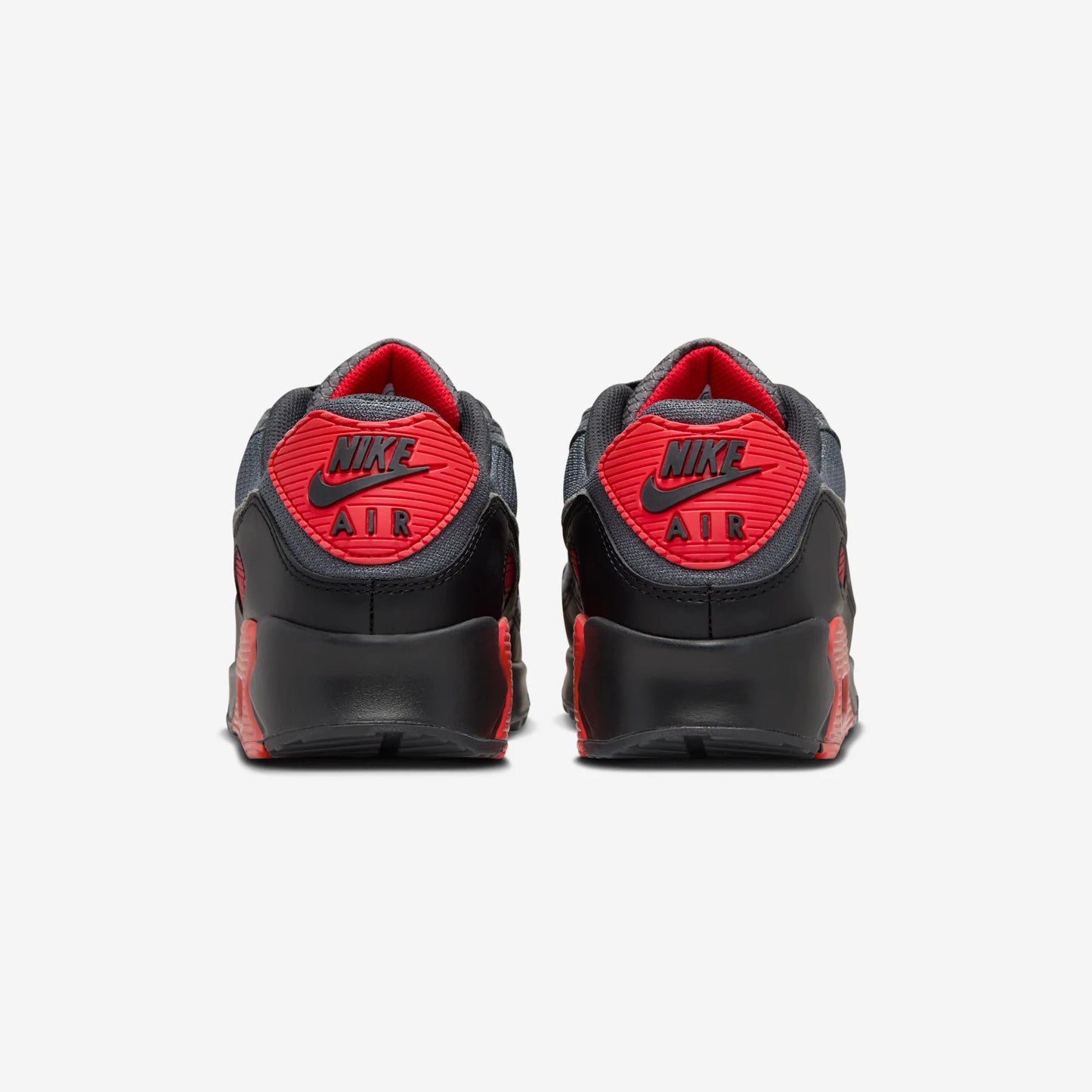 Nike Air Max 90 Smoke Grey Fire Red