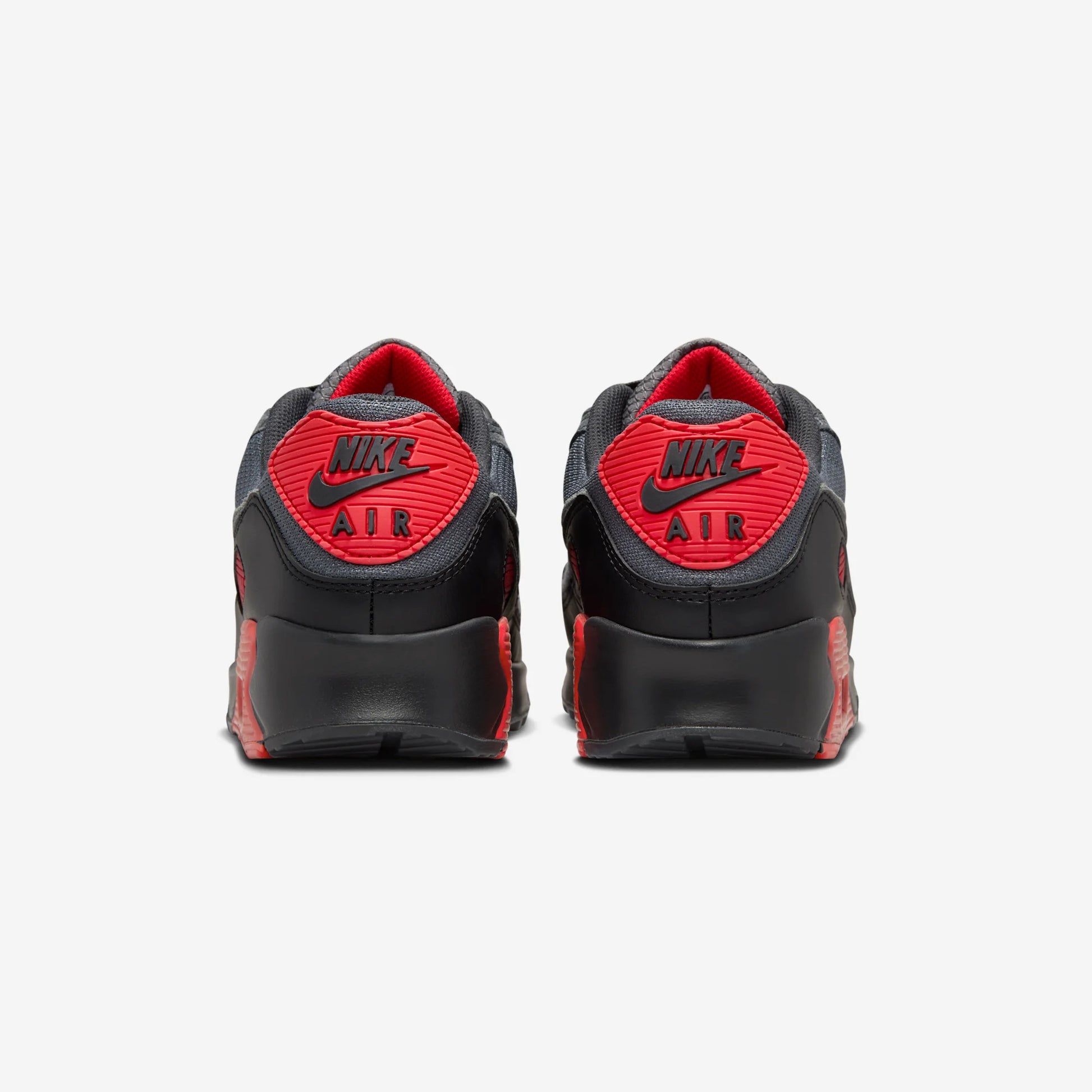 Nike Air Max 90 Smoke Grey Fire Red