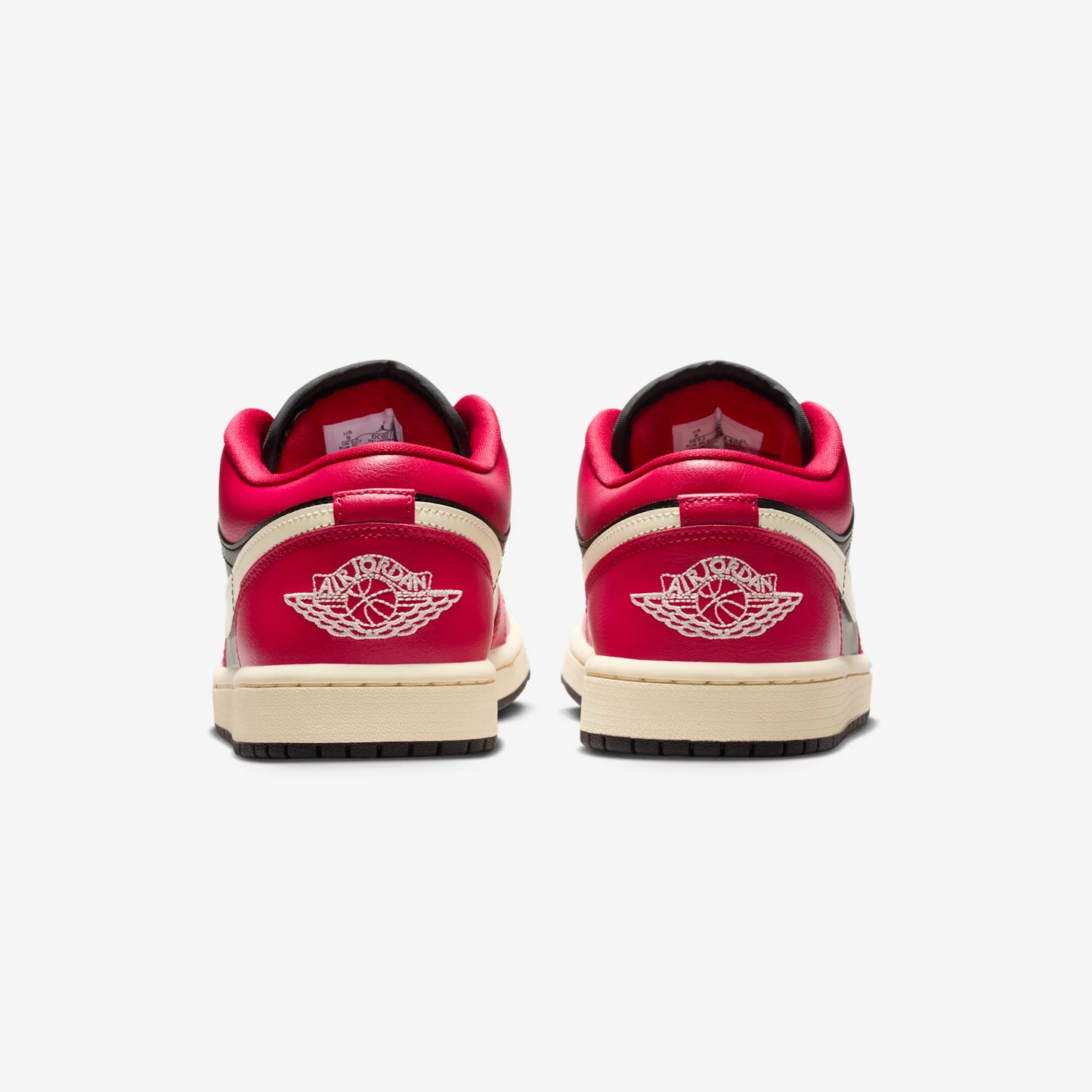 Jordan 1 Low Mystic Hibiscus Black (Women's)