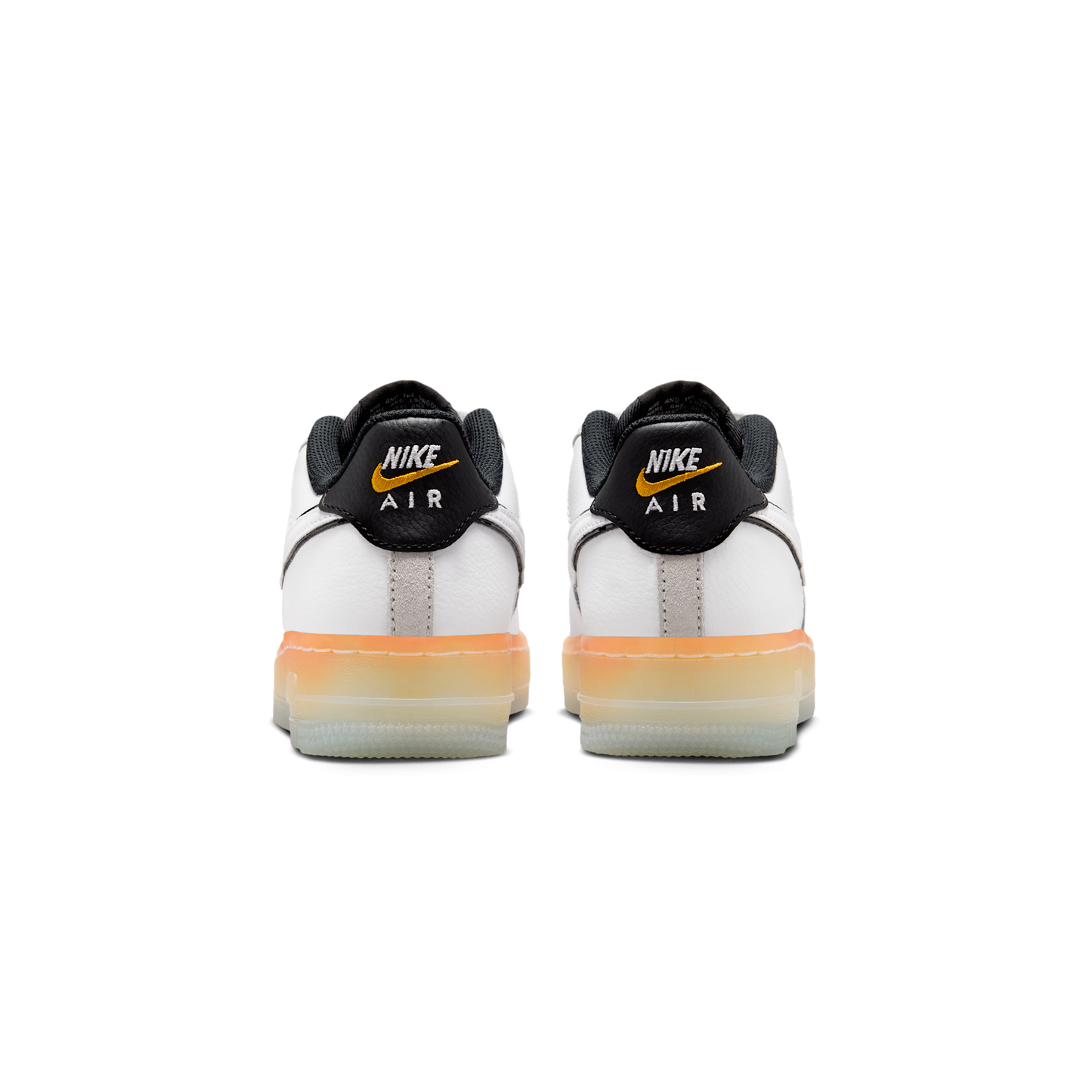 Nike Air Force 1 Low White Black Orange Peel (GS)
