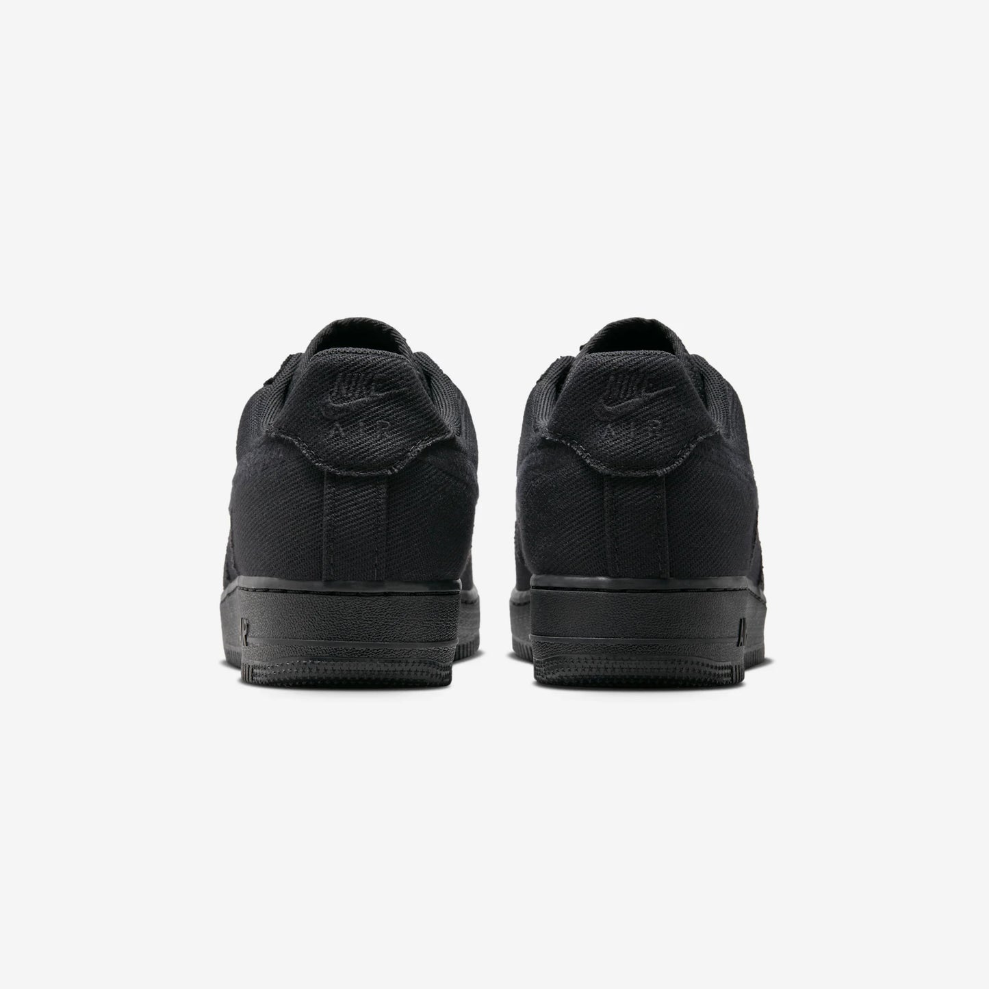 Nike Air Force 1 Low Triple Black Canvas