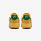 Nike Air Force 1 Low Patent Leather Topaz Gold Pine Green