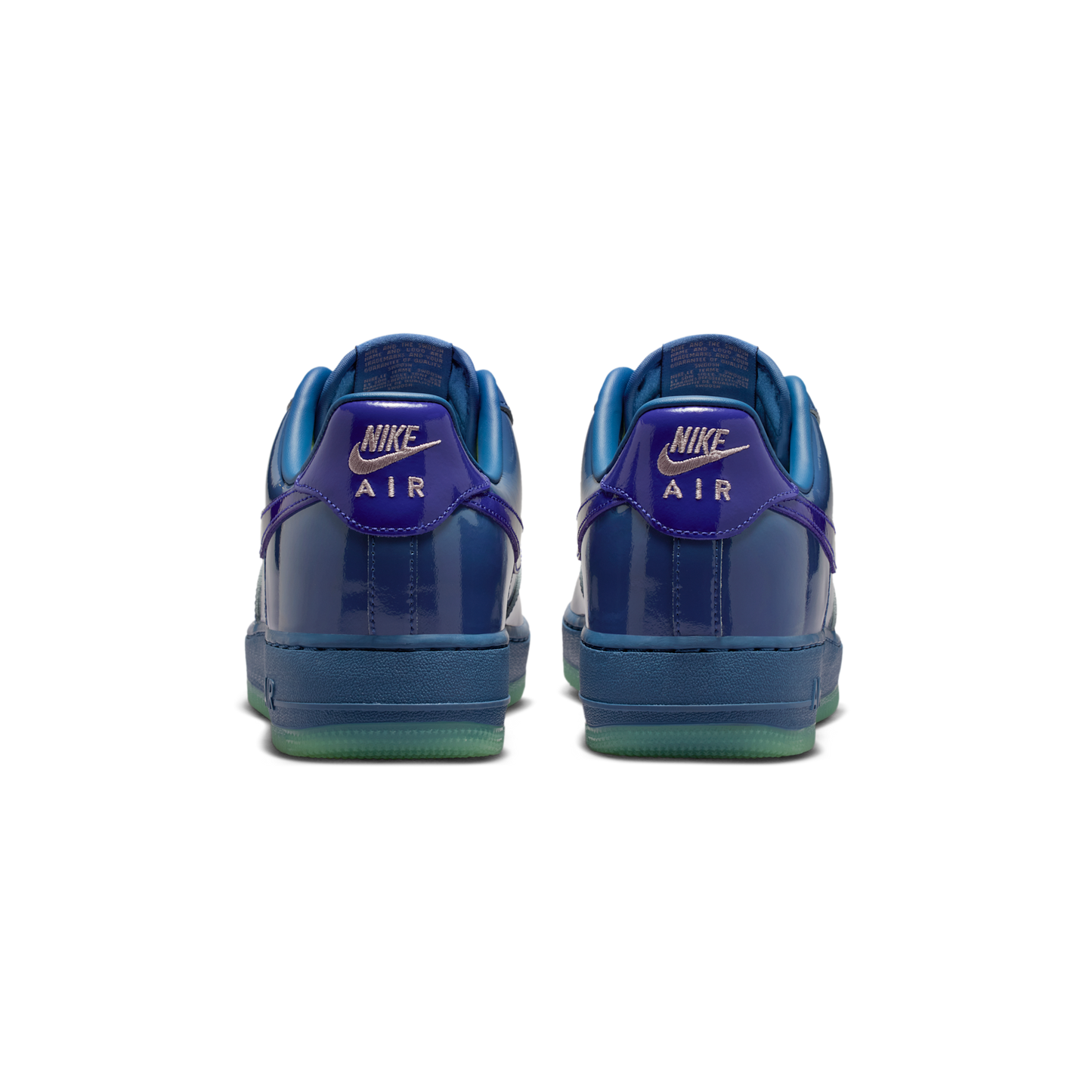 Nike Air Force 1 Low Patent Leather Mystic Navy Grape Ice