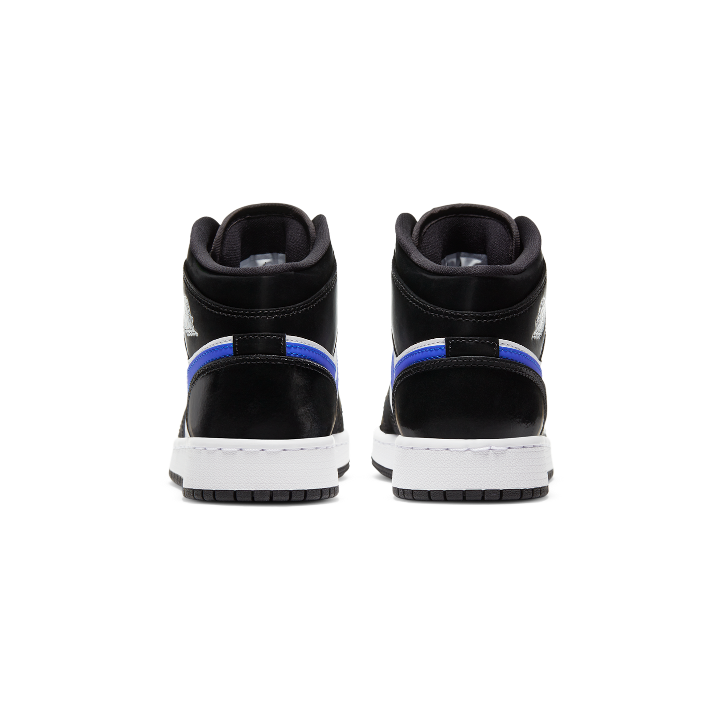 Jordan 1 Mid Black Racer Blue White (GS)