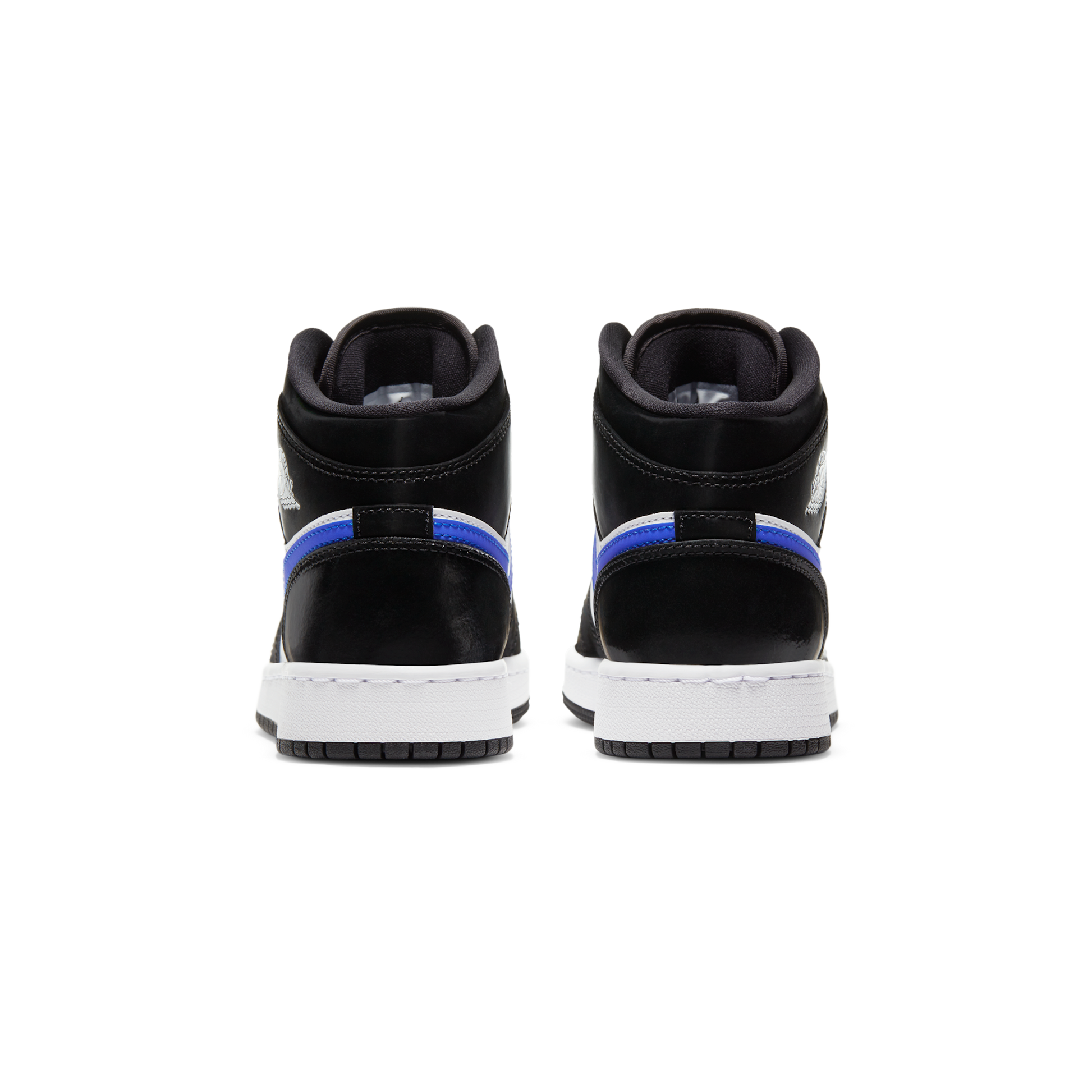 Jordan 1 Mid Black Racer Blue White (GS)