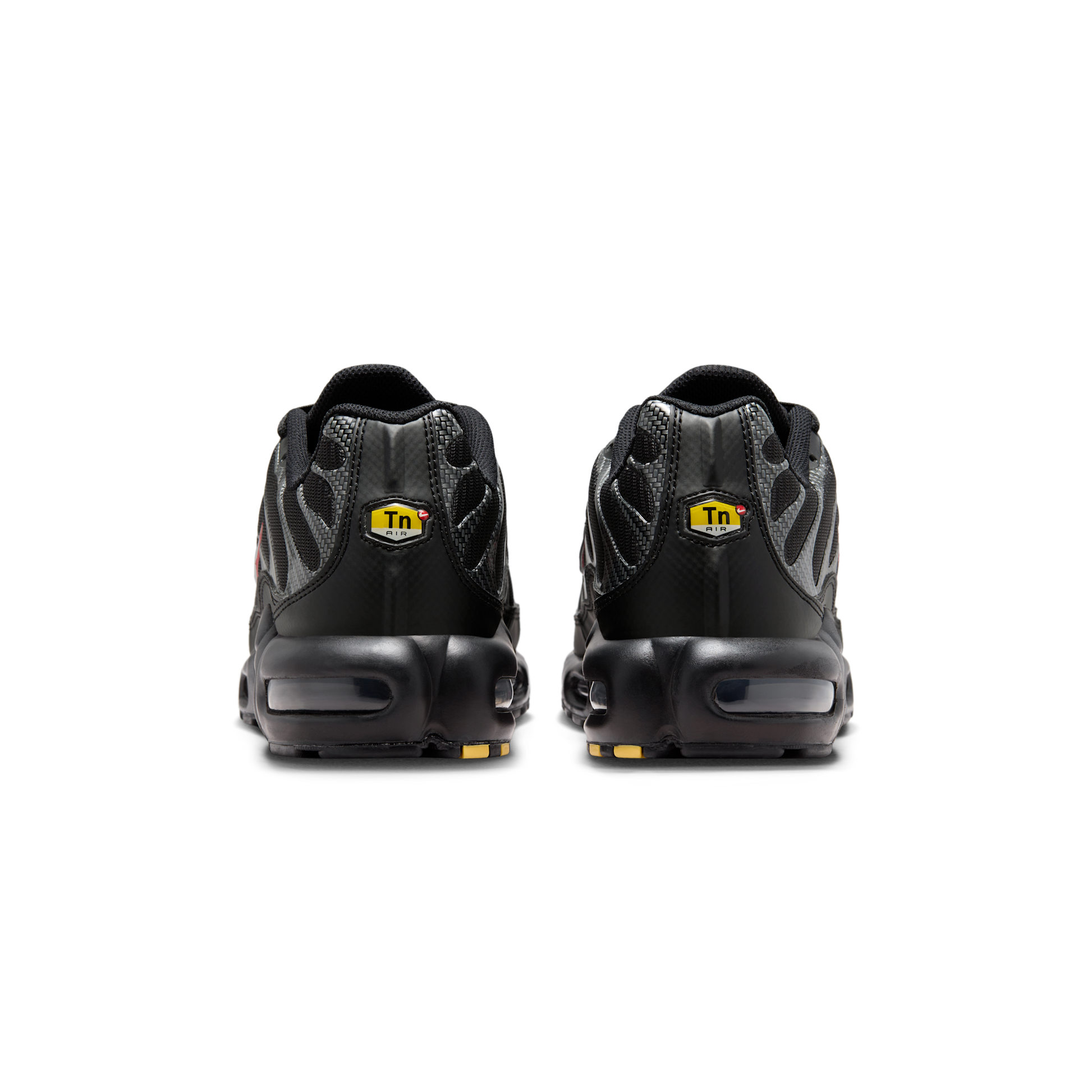 Nike Air Max Plus Black University Red Metallic Silver