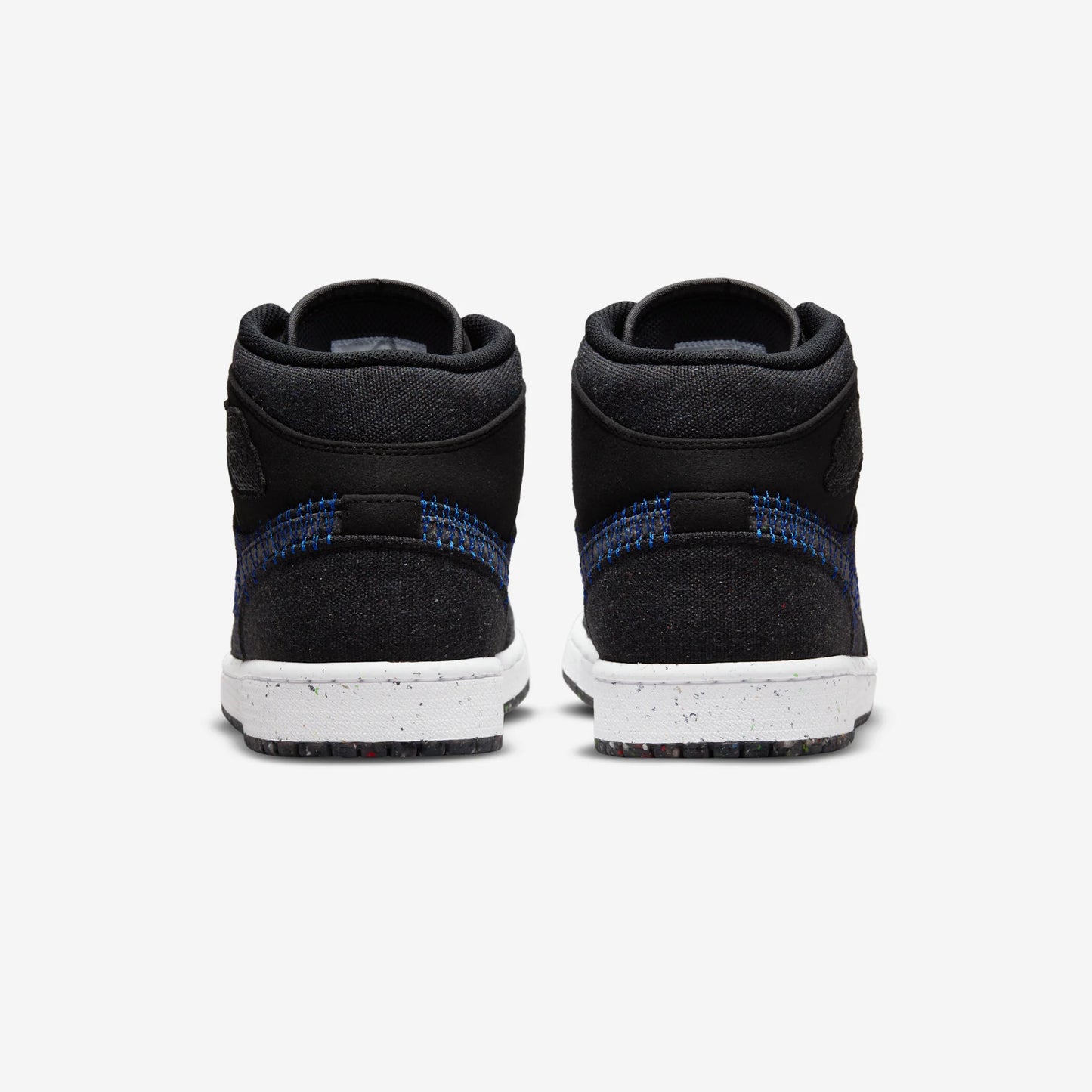 Jordan 1 Mid Crater Black