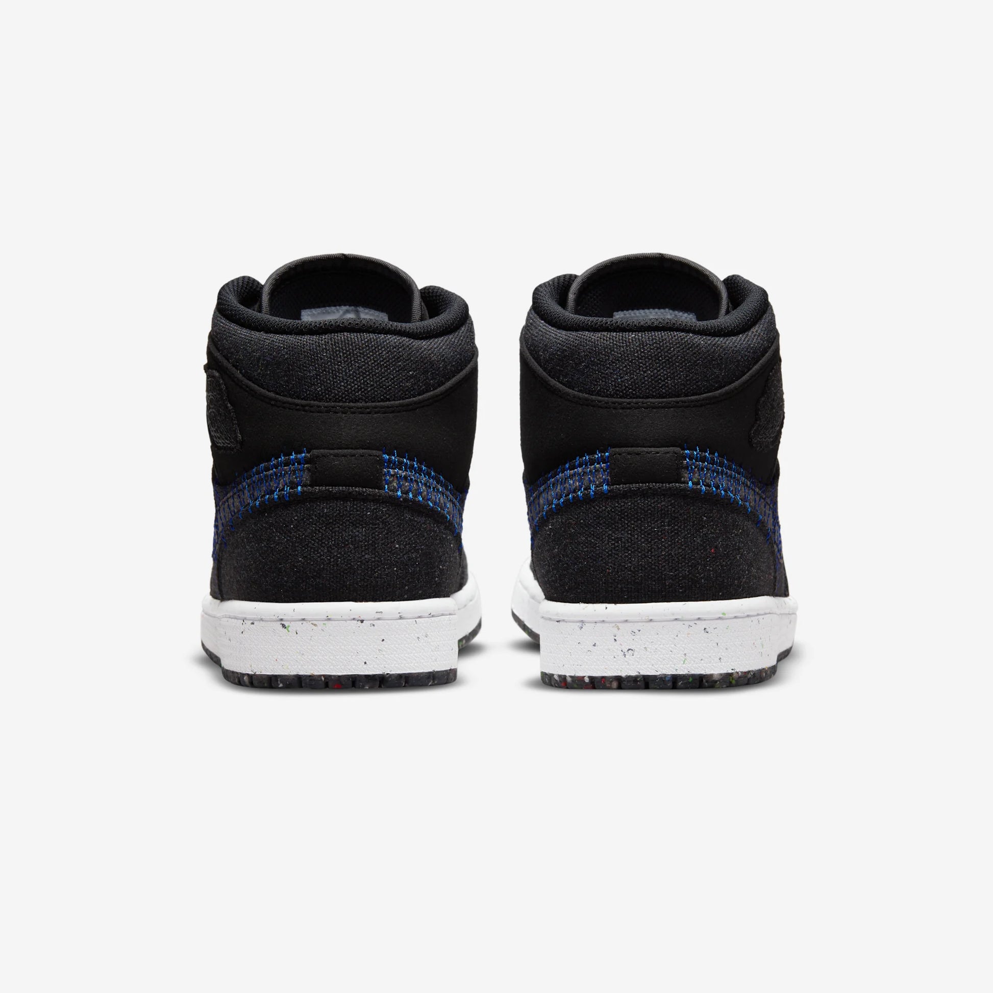 Jordan 1 Mid Crater Black