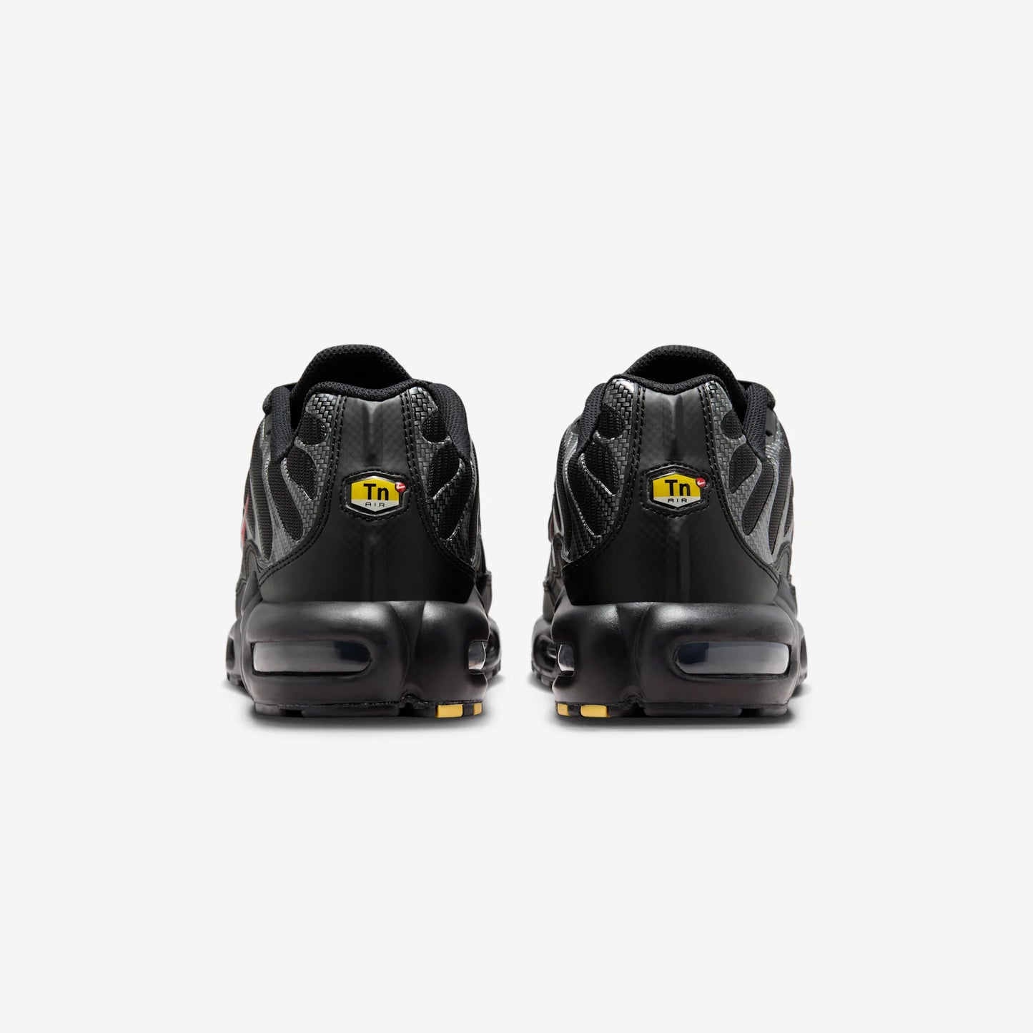 Nike Air Max Plus Black University Red Metallic Silver