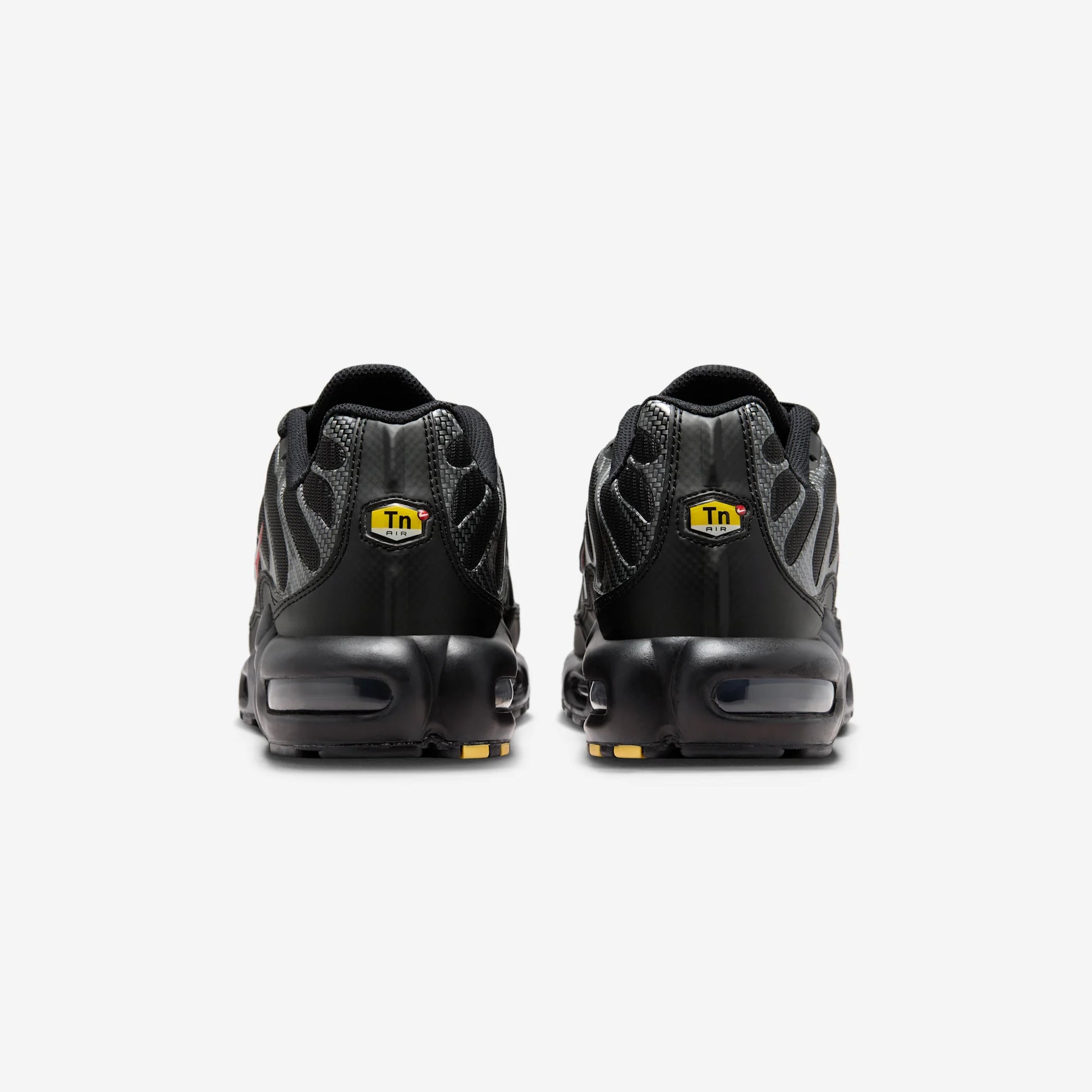 Nike Air Max Plus Black University Red Metallic Silver