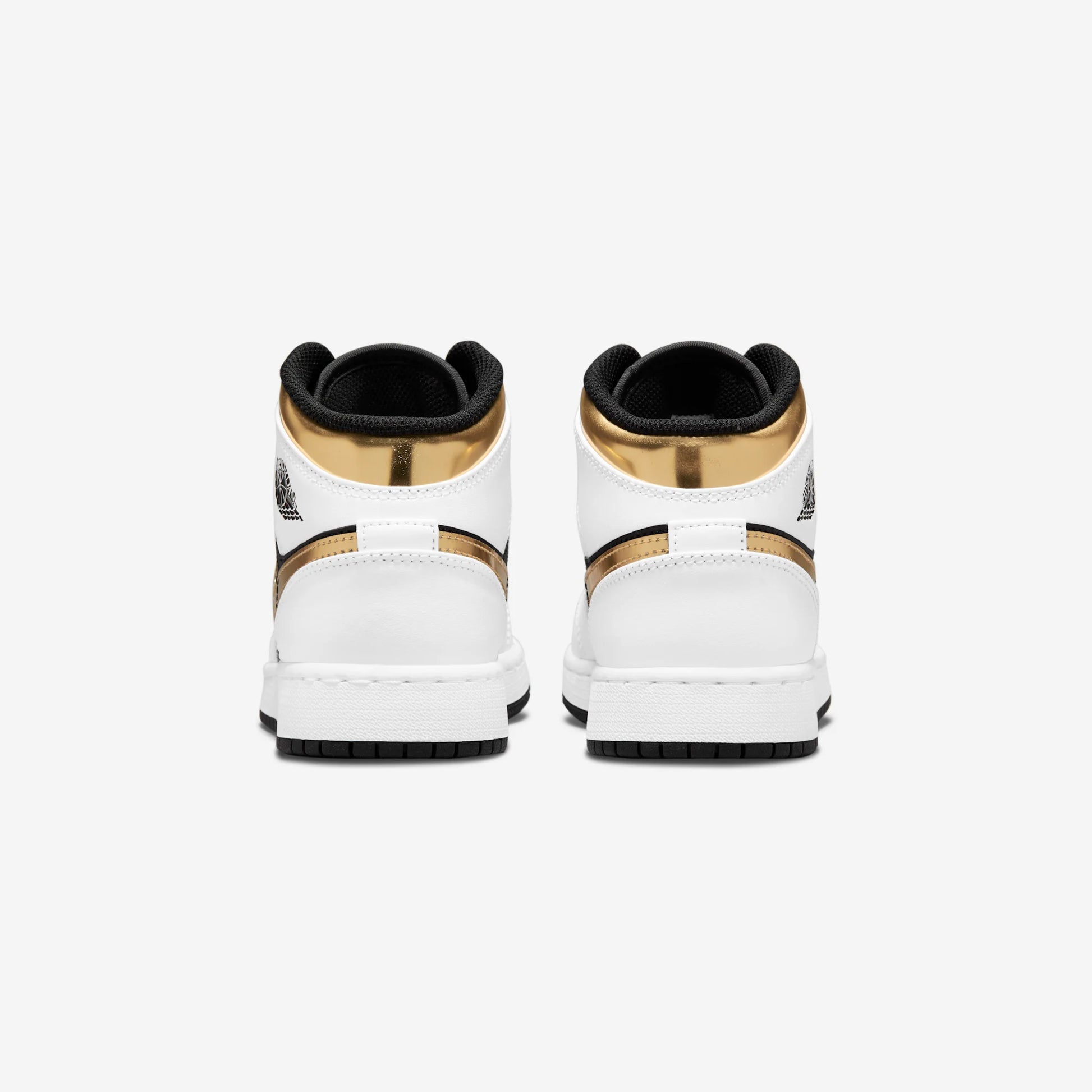Jordan 1 Mid White Gold Black (GS)