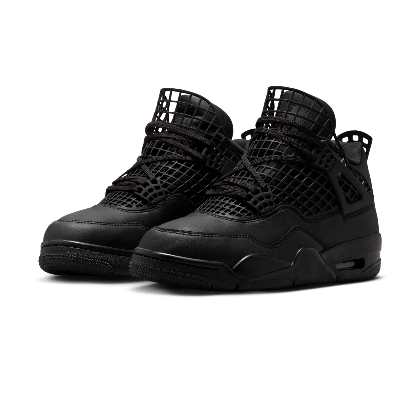 Jordan 4 Retro Net Black (Women's)