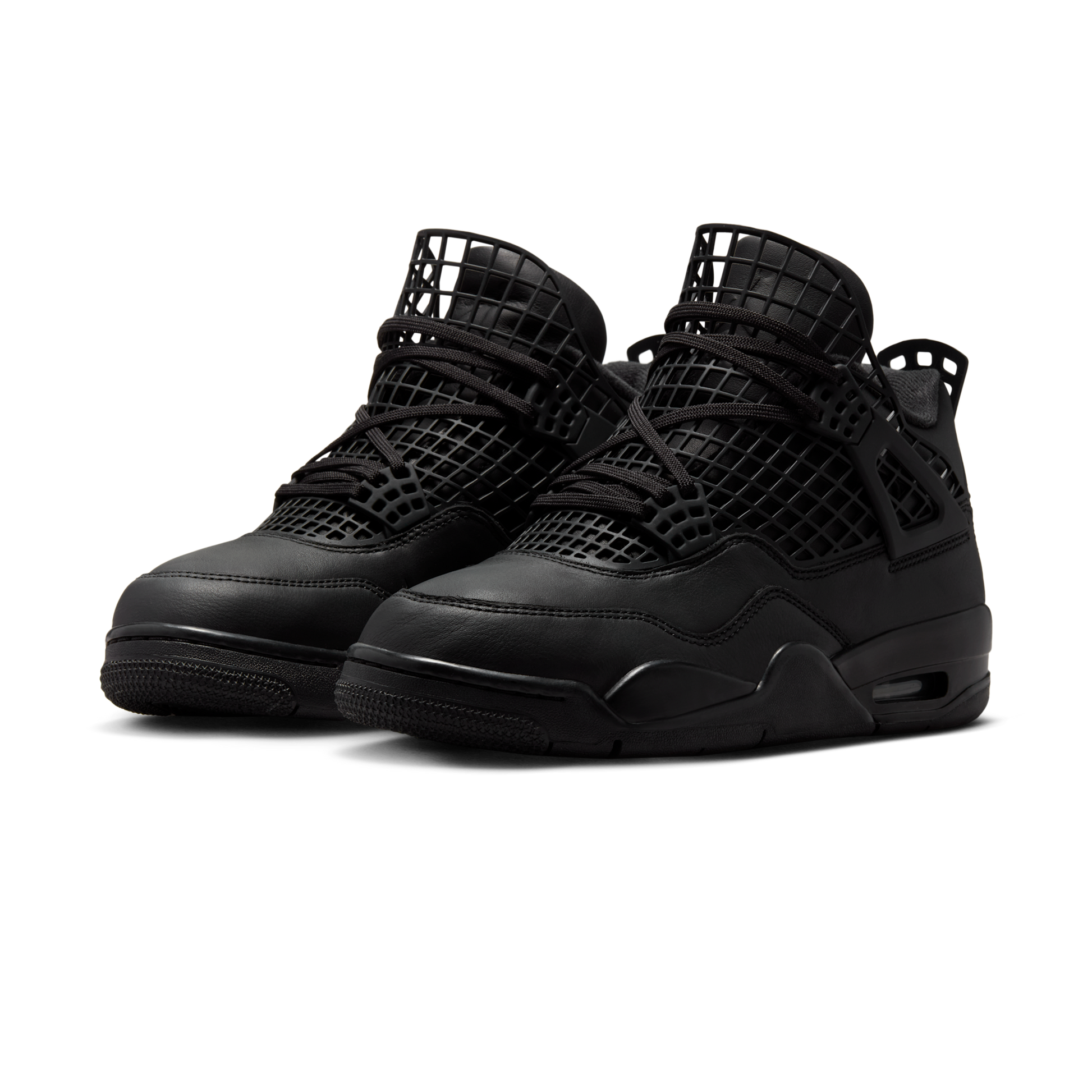 Jordan 4 Retro Net Black (Women's)