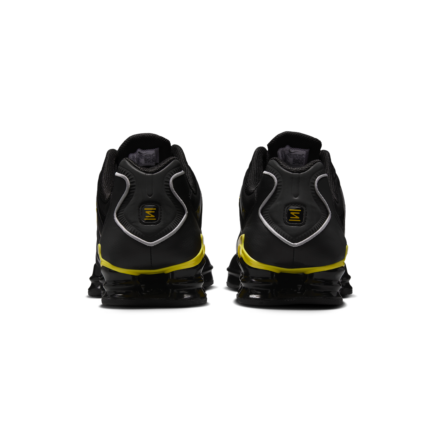 Nike Shox TL Black Dynamic Yellow Metallic Silver