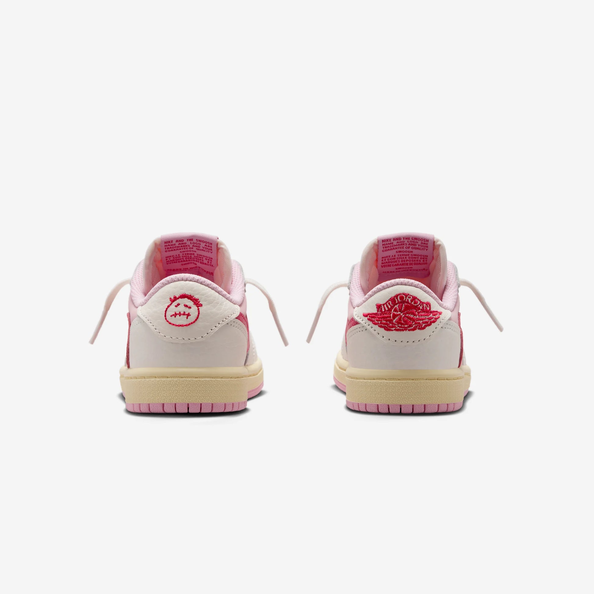 Jordan 1 Retro Low OG SP Travis Scott Sail Tropical Pink (PS)