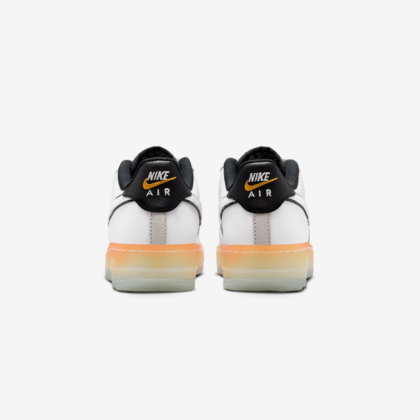 Nike Air Force 1 Low White Black Orange Peel (GS)