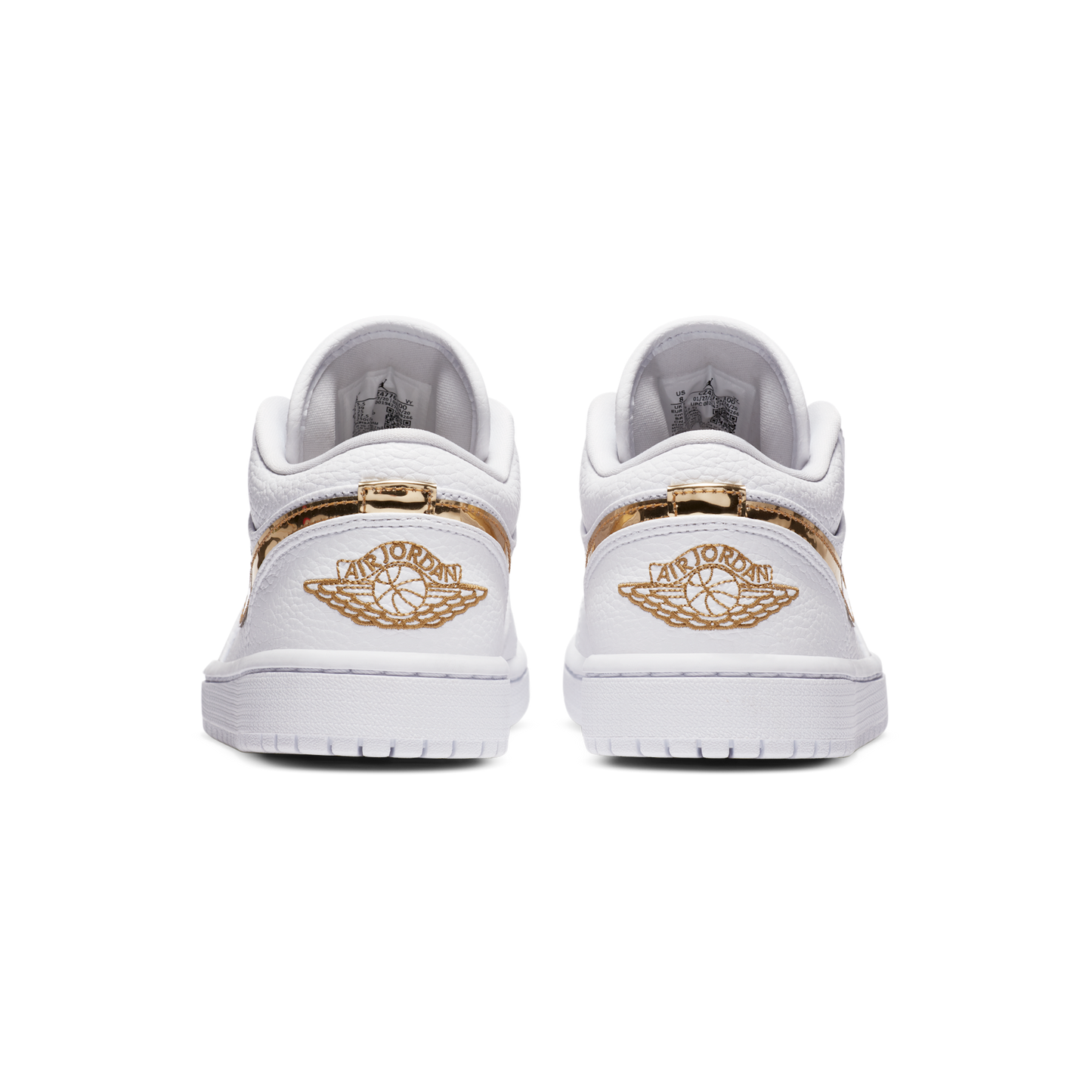 Jordan 1 Low White Metallic Gold (Women's)