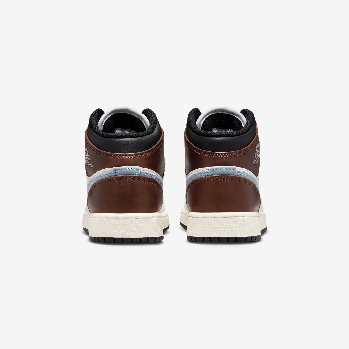 Jordan 1 Mid SE White Brown Blue Grey (GS)