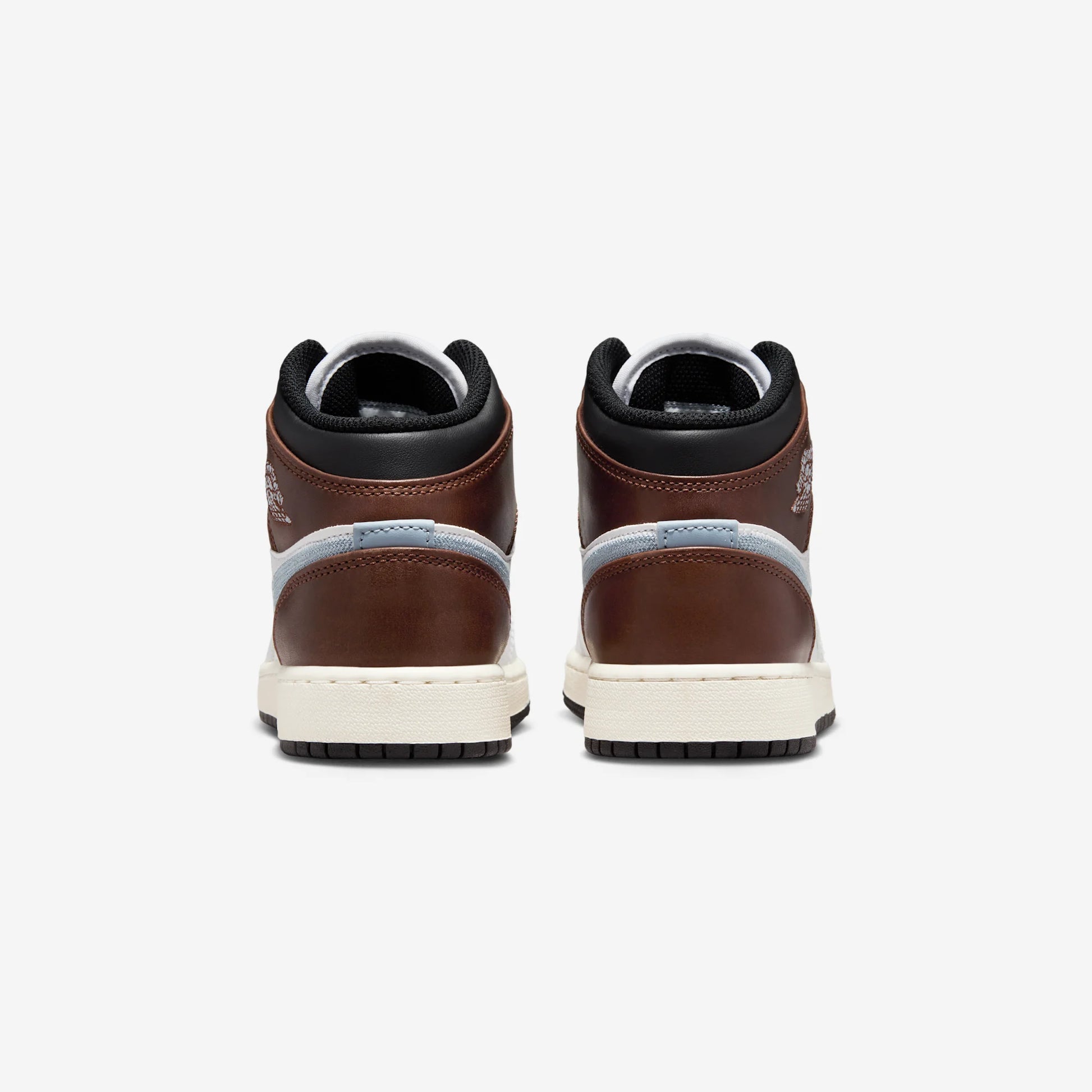 Jordan 1 Mid SE White Brown Blue Grey (GS)