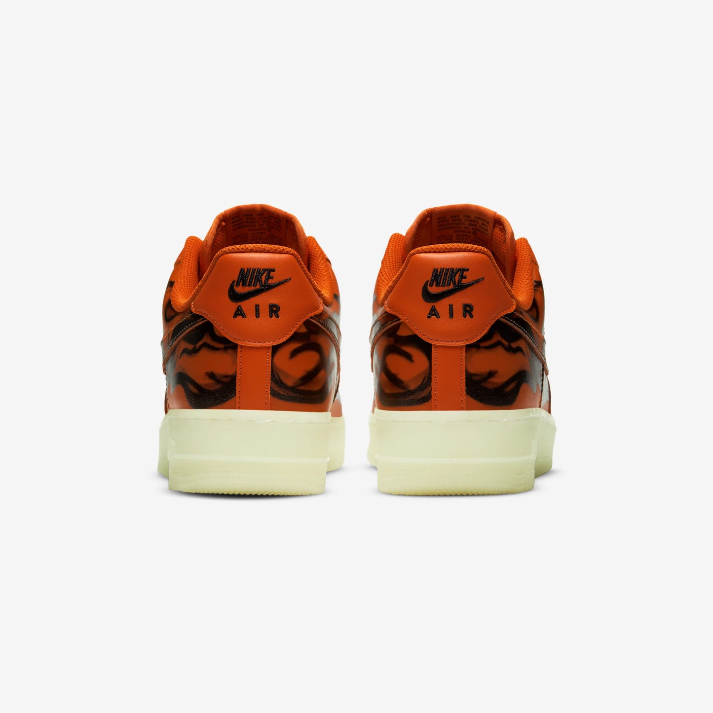 Nike Air Force 1 Low Orange Skeleton Halloween (2020)