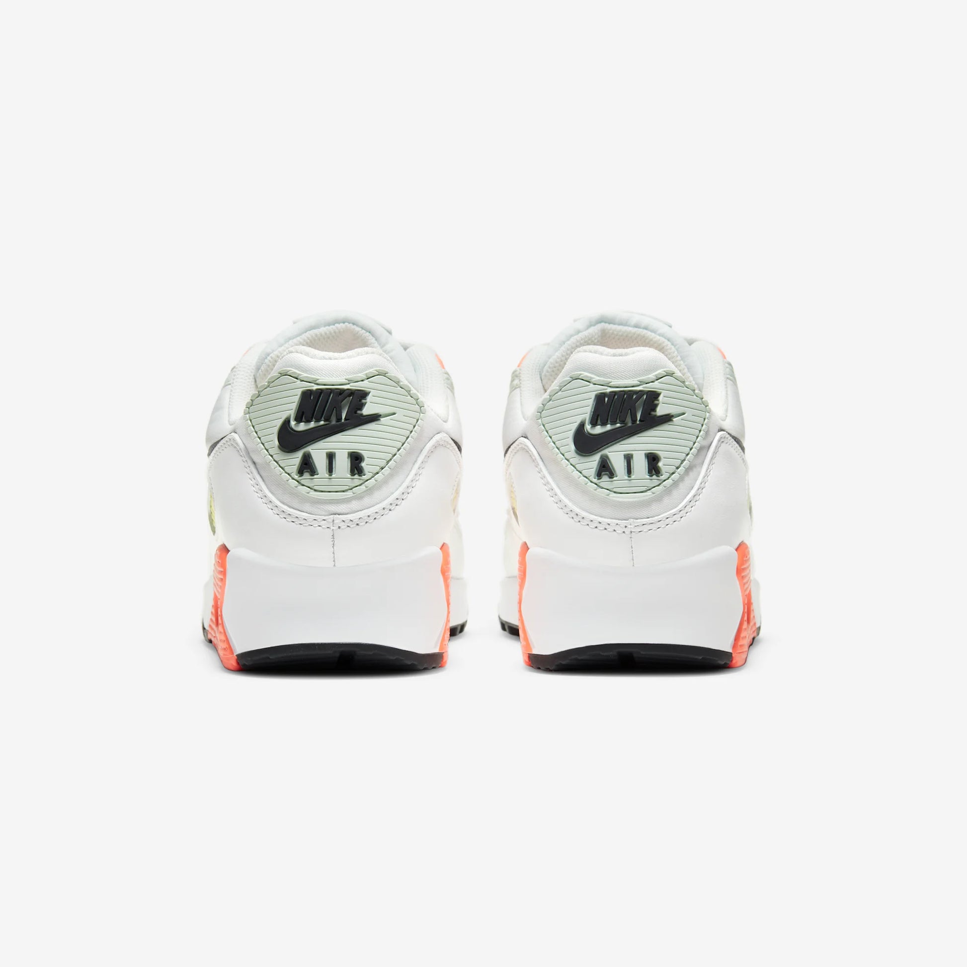 Nike Air Max 90 White Barely Green Bright Mango (Women's)