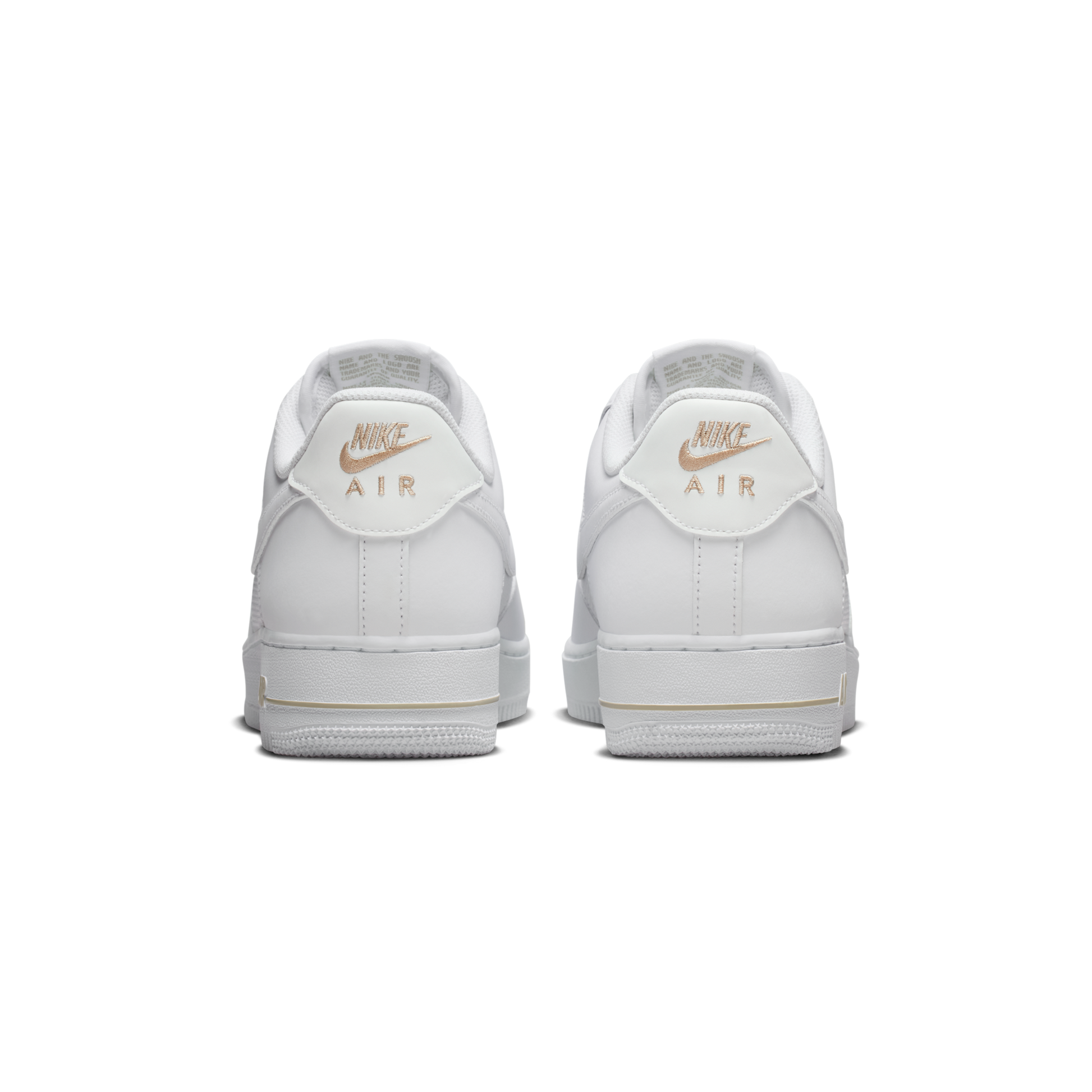 Nike Air Force 1 Low White Desert Khaki Mini Swoosh
