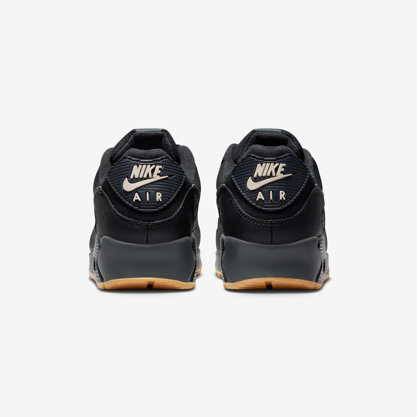 Nike Air Max 90 Black Smoke Grey Gum Reflective