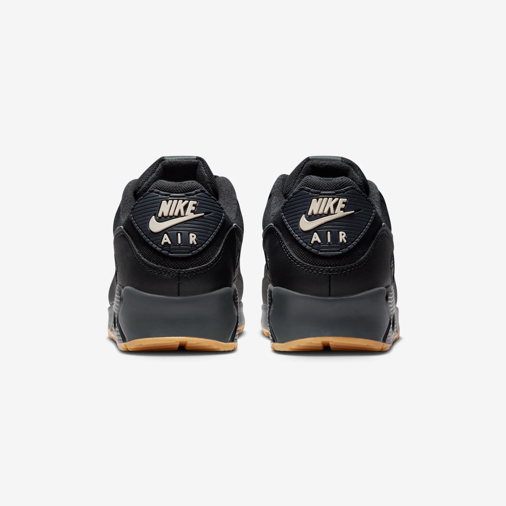 Nike Air Max 90 Black Smoke Grey Gum Reflective