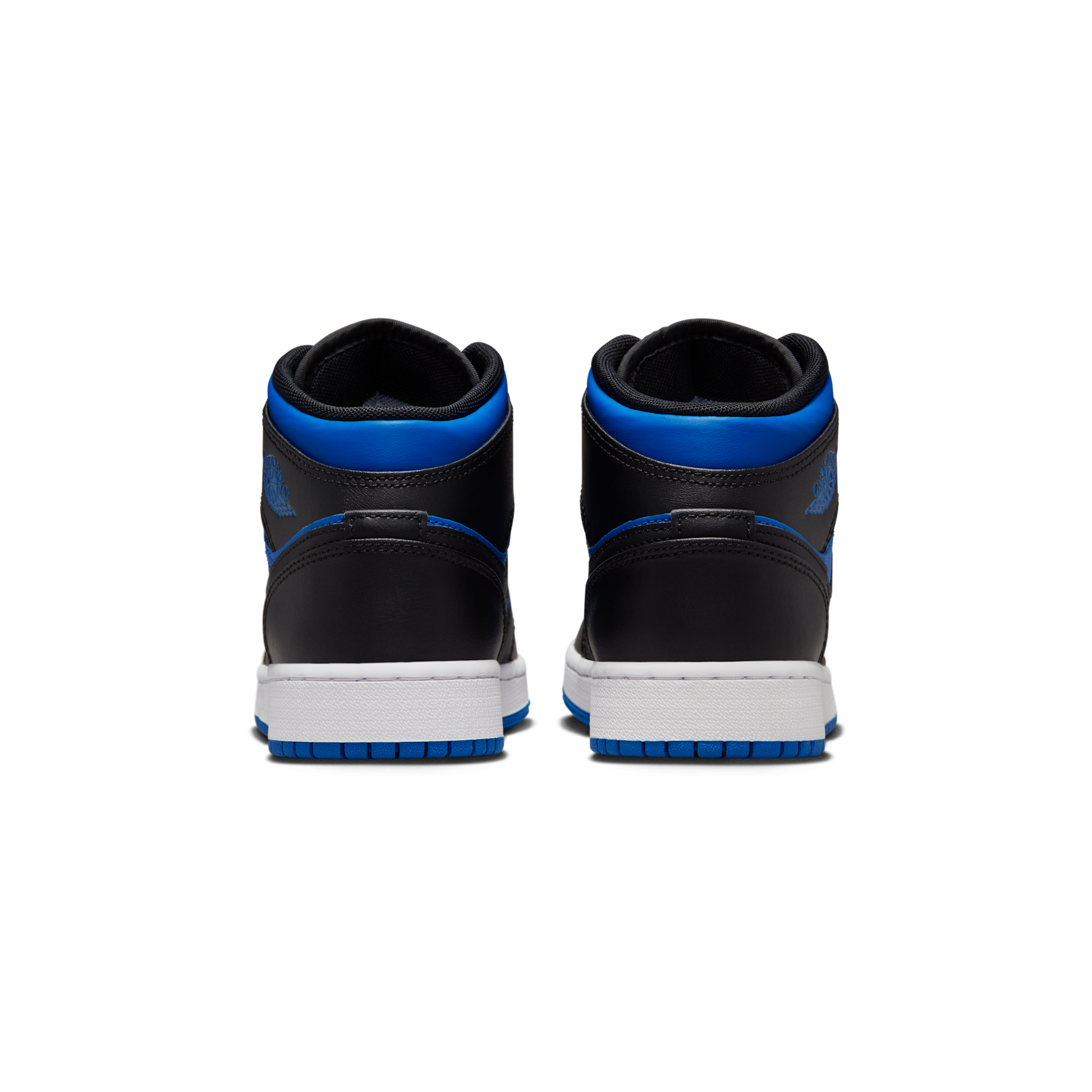 Jordan 1 Mid Black Royal Blue (GS)