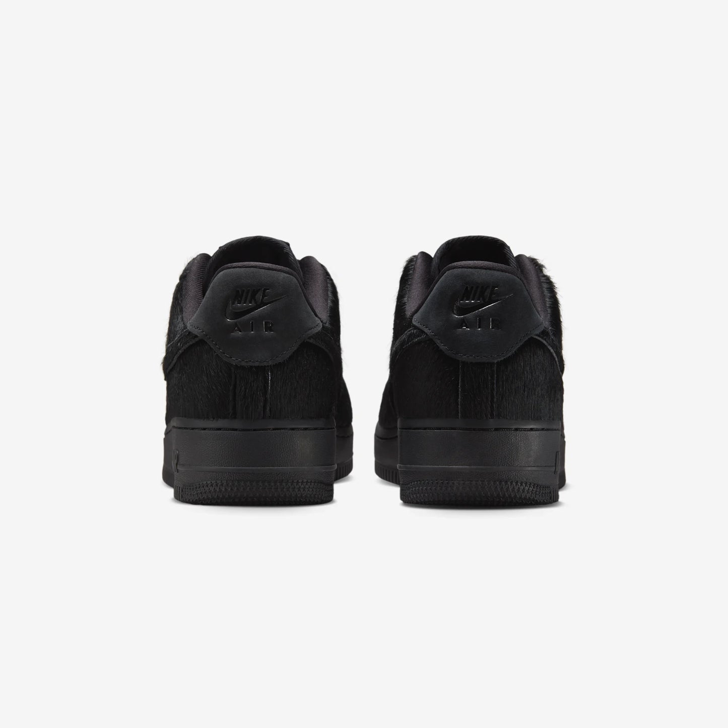 Nike Air Force 1 Low '07 Triple Black Pony Hair (Women's)