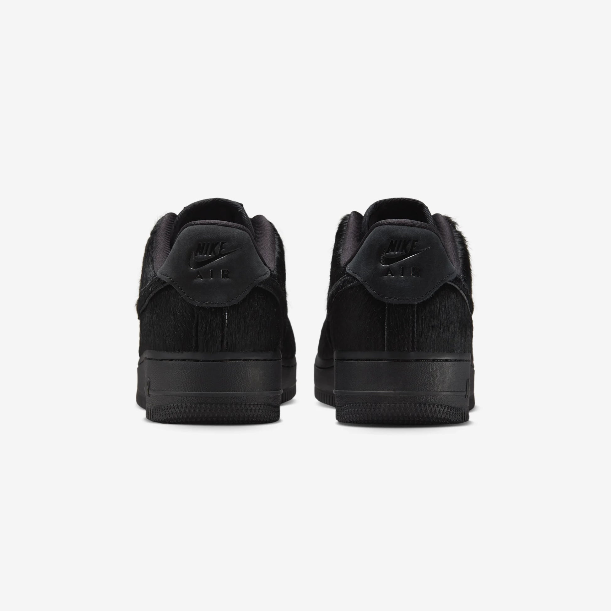 Nike Air Force 1 Low '07 Triple Black Pony Hair (Women's)