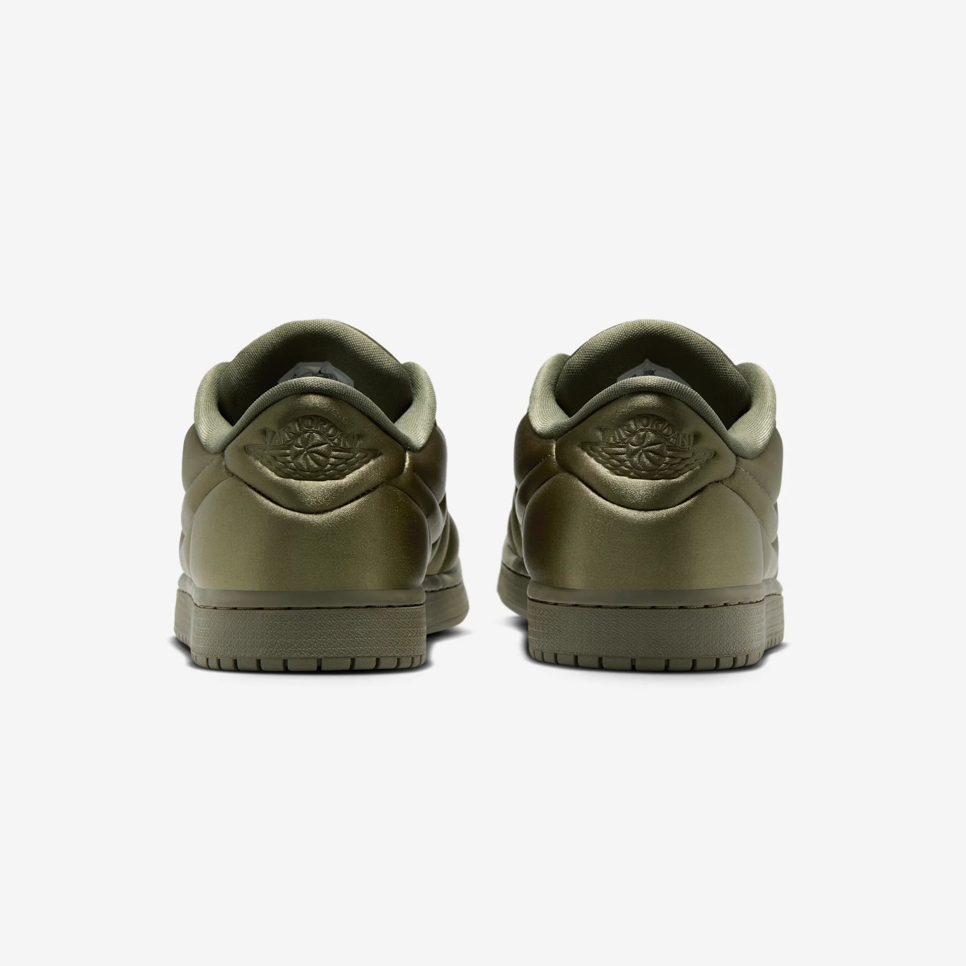 Jordan 1 Low Method of Make Satin Medium Olive (Women's)