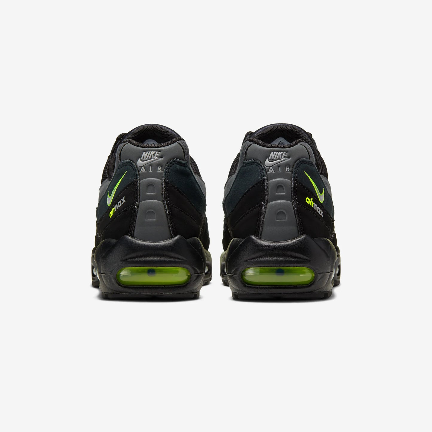 Nike Air Max 95 Retro Logo Black Grey Volt