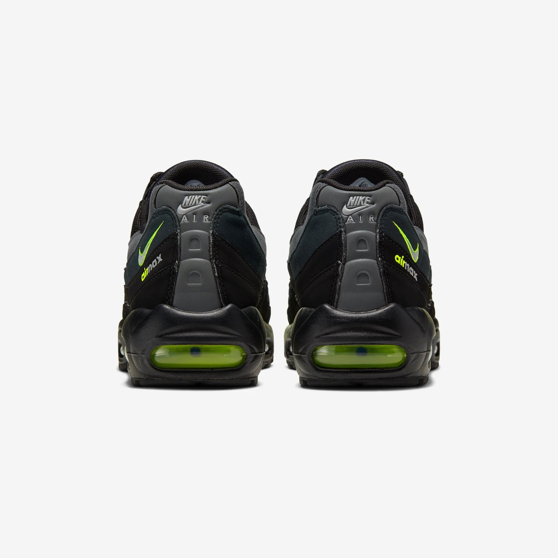 Nike Air Max 95 Retro Logo Black Grey Volt