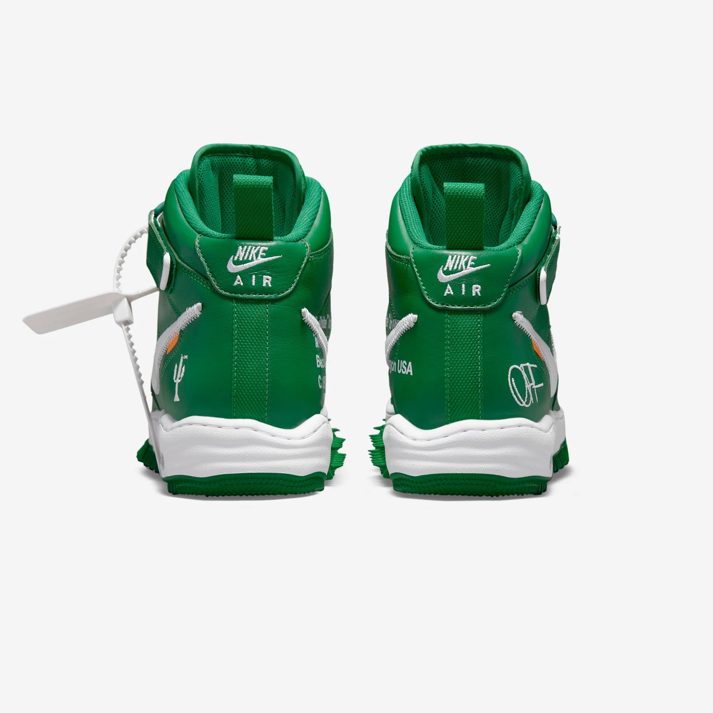 Nike Air Force 1 Mid Off-White Pine Green