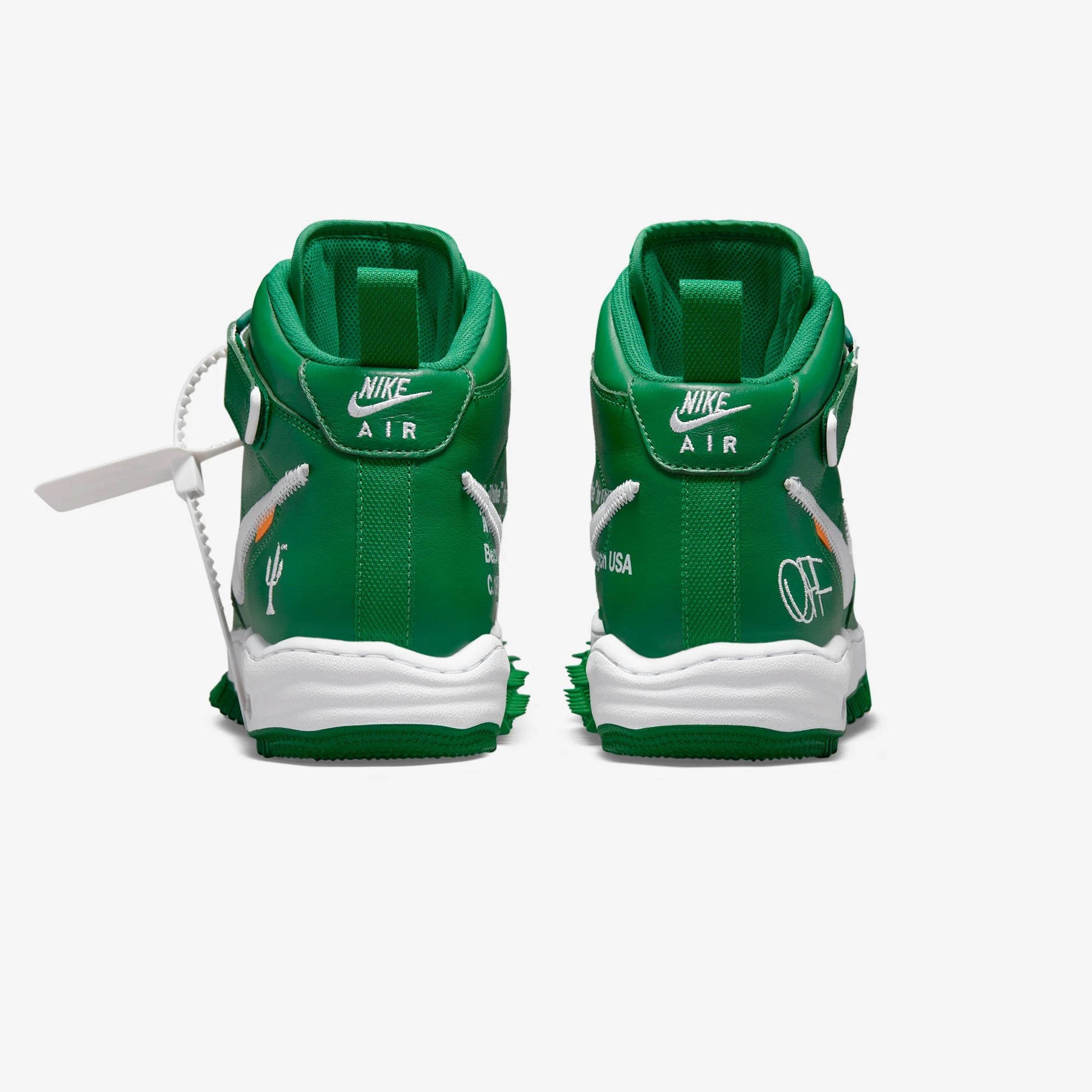 Nike Air Force 1 Mid Off-White Pine Green