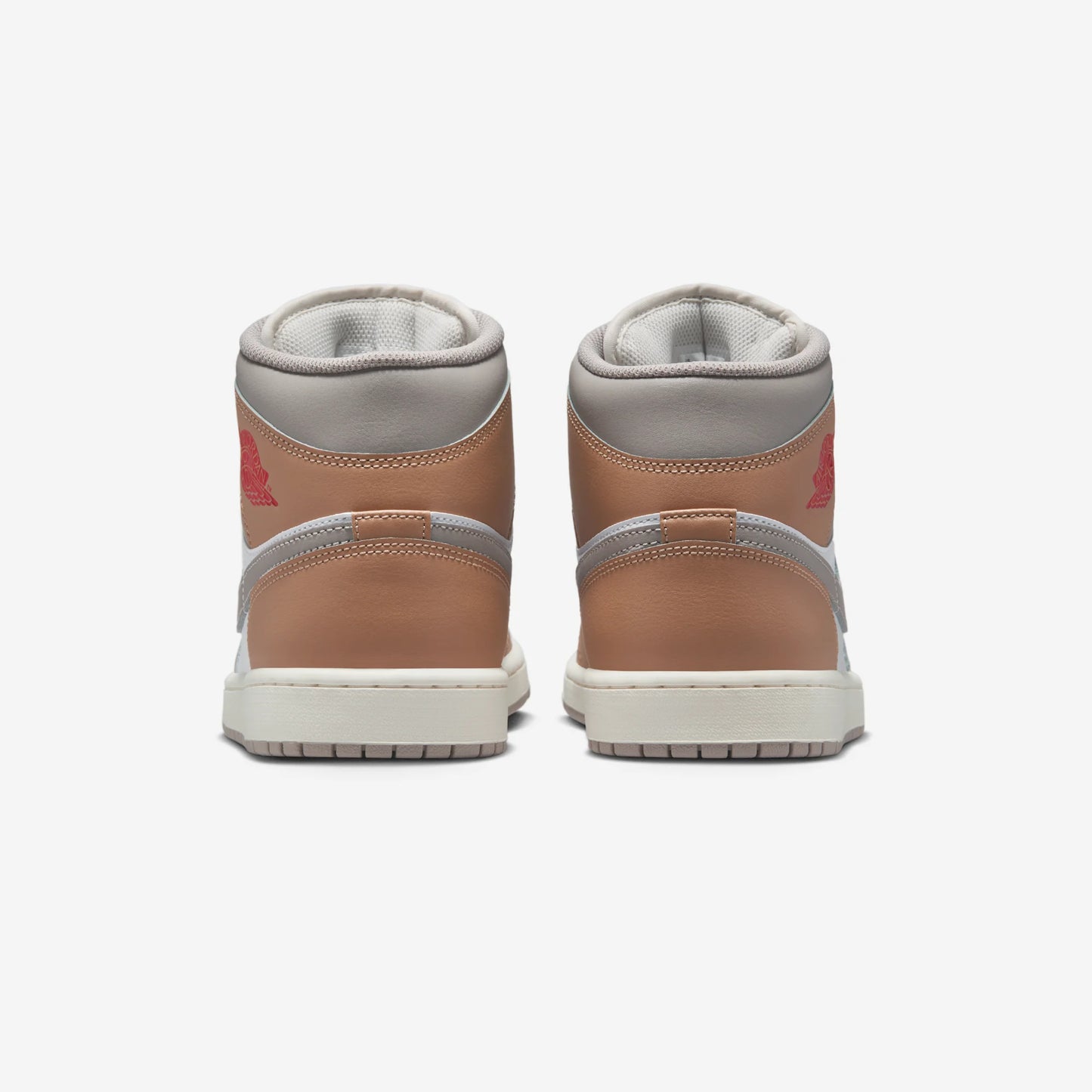 Jordan 1 Mid Rattan White College Grey