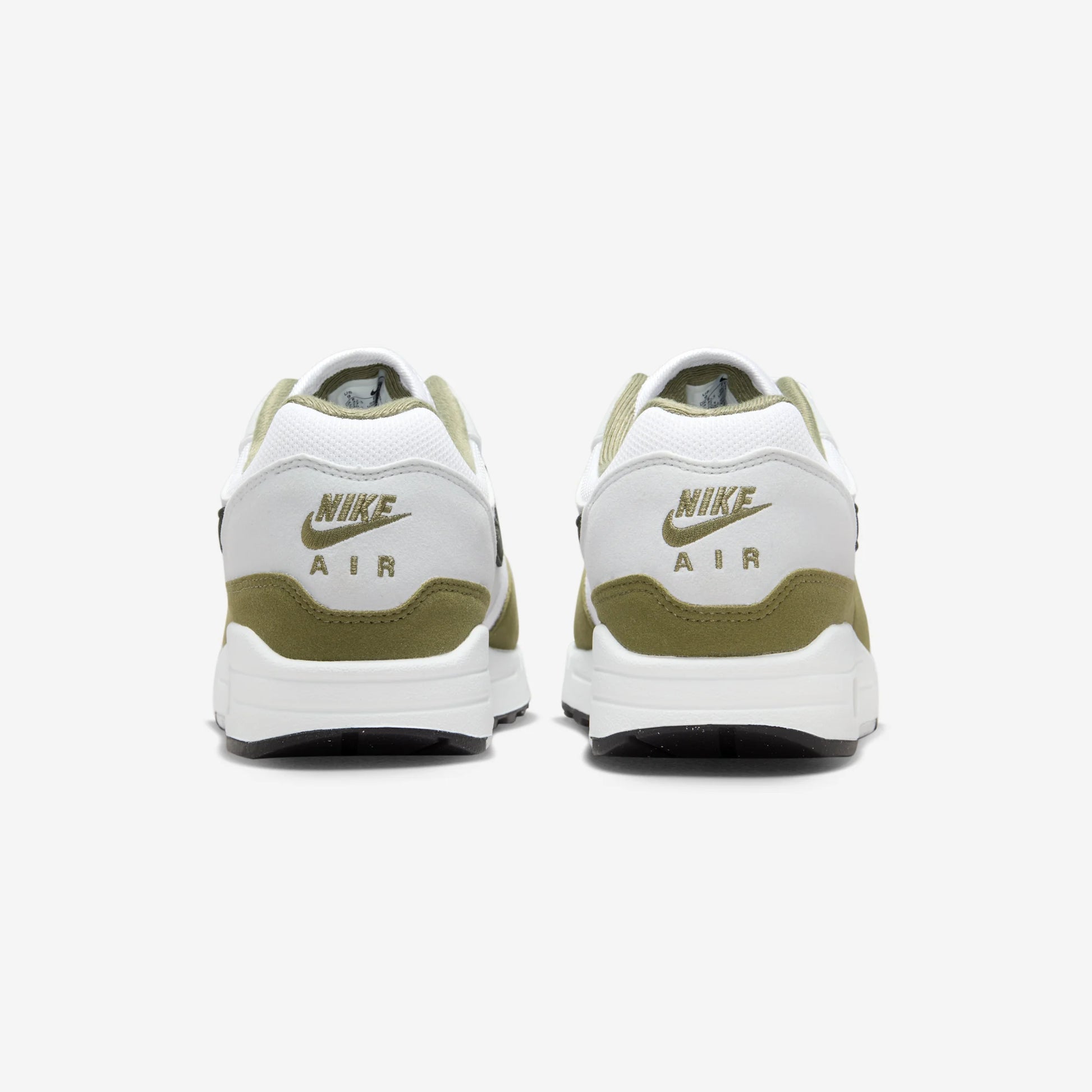 Nike Air Max 1 White Black Medium Olive