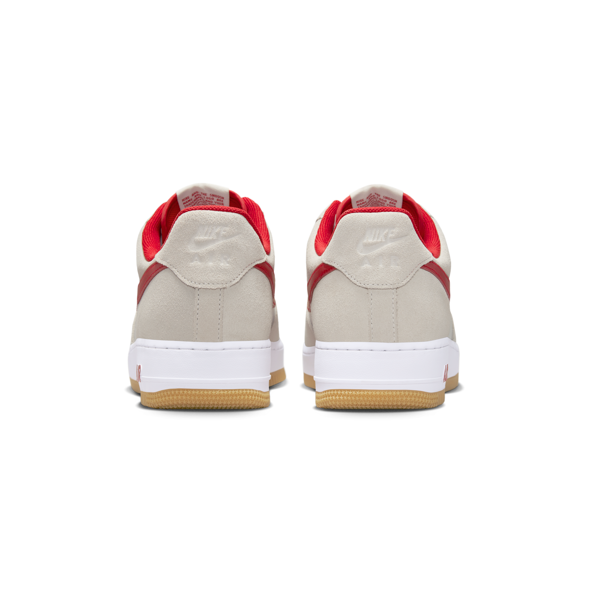 Nike Air Force 1 Low '07 LV8 Summit White Varsity Red Gum