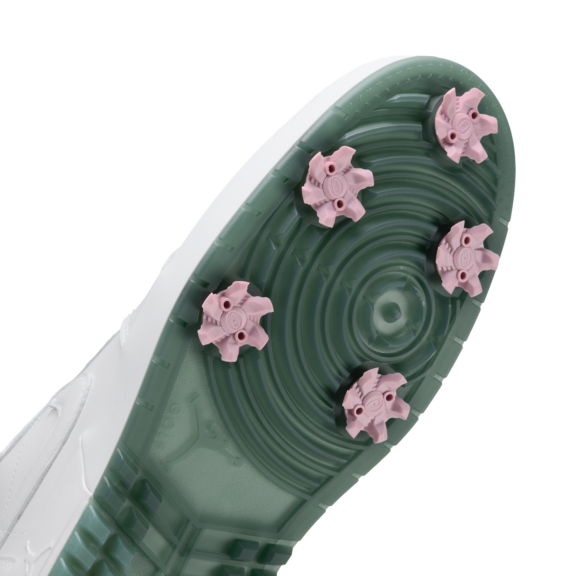 Jordan 1 Low Golf Spiked White Fir Elemental Pink