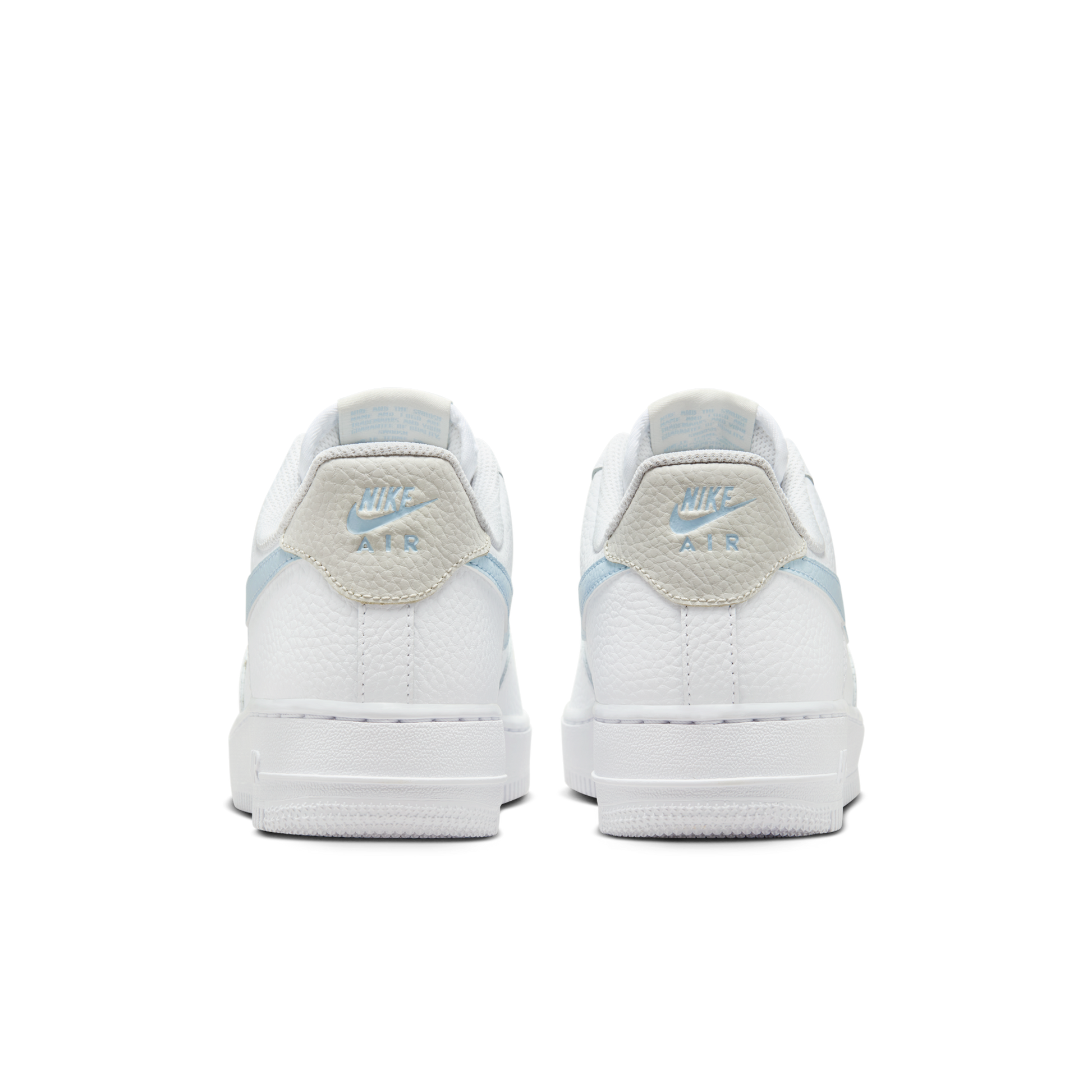Nike Air Force 1 Low White Light Armory Blue Mini Swoosh (Women's)