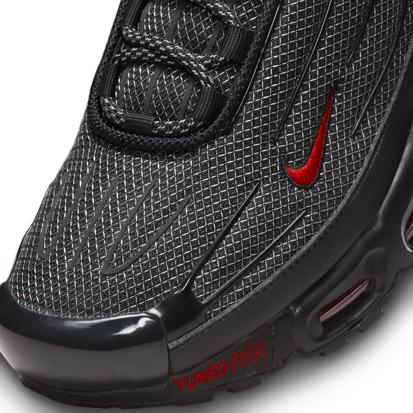Nike Air Max Plus 3 Black Reflective Silver University Red