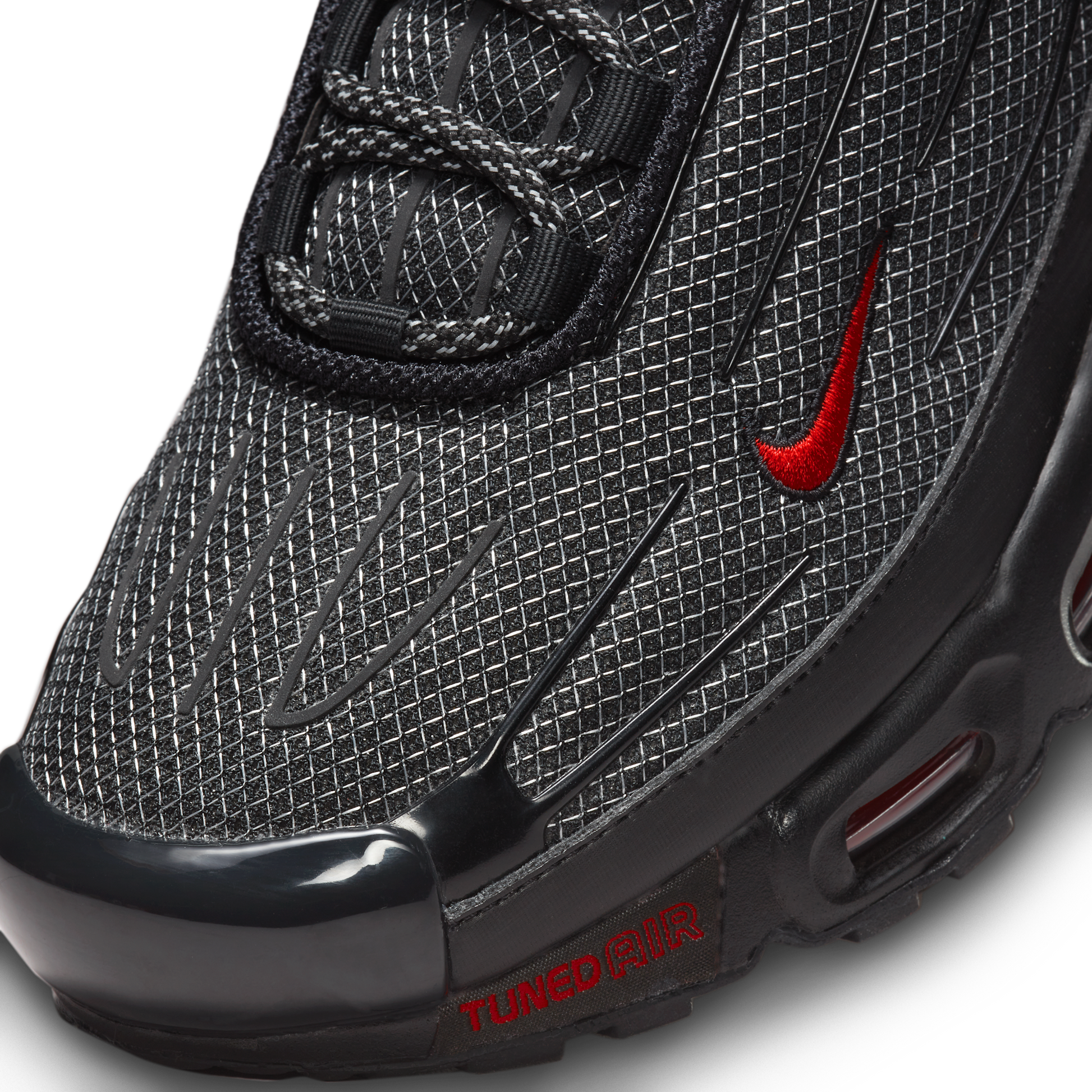 Nike Air Max Plus 3 Black Reflective Silver University Red