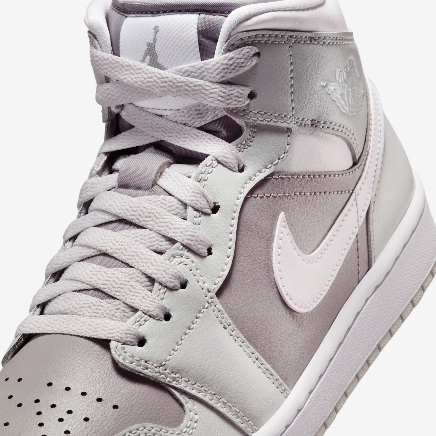 Jordan 1 Mid Photon Dust Atmosphere Grey (Women's)