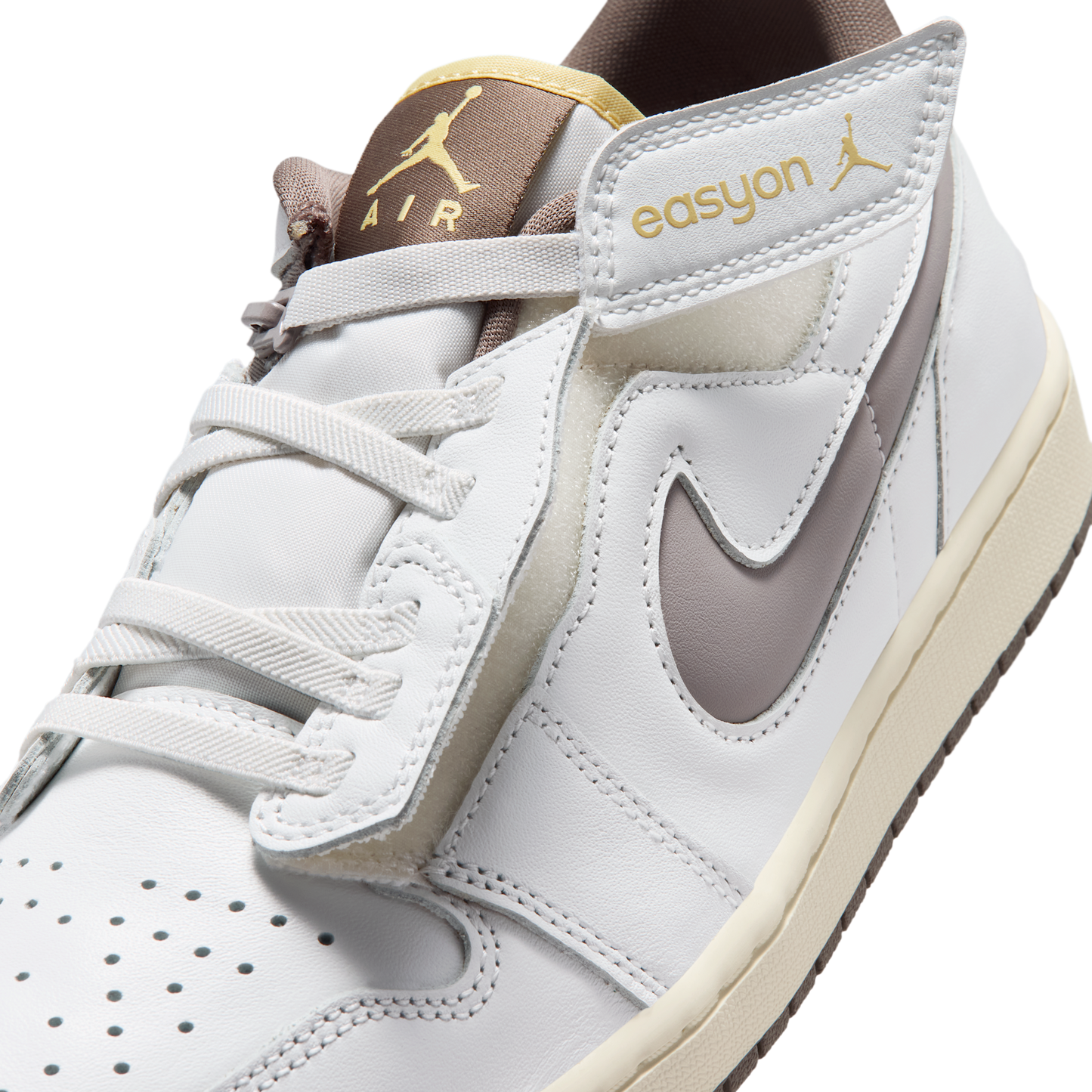 Jordan 1 Low EasyOn White Olive Grey Lemon Wash