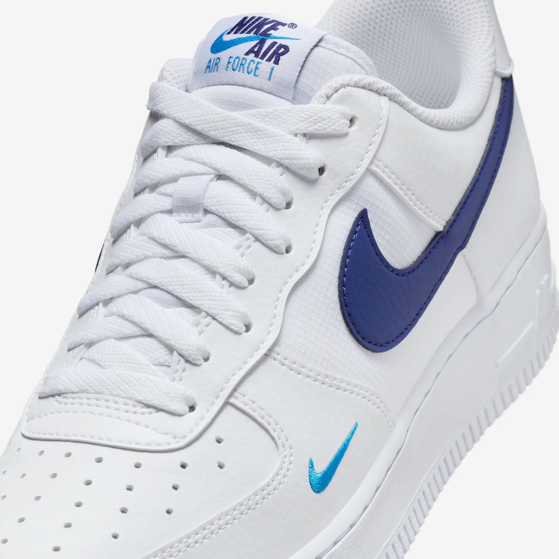 Nike Air Force 1 Low White Light Photo Blue Deep Royal Blue