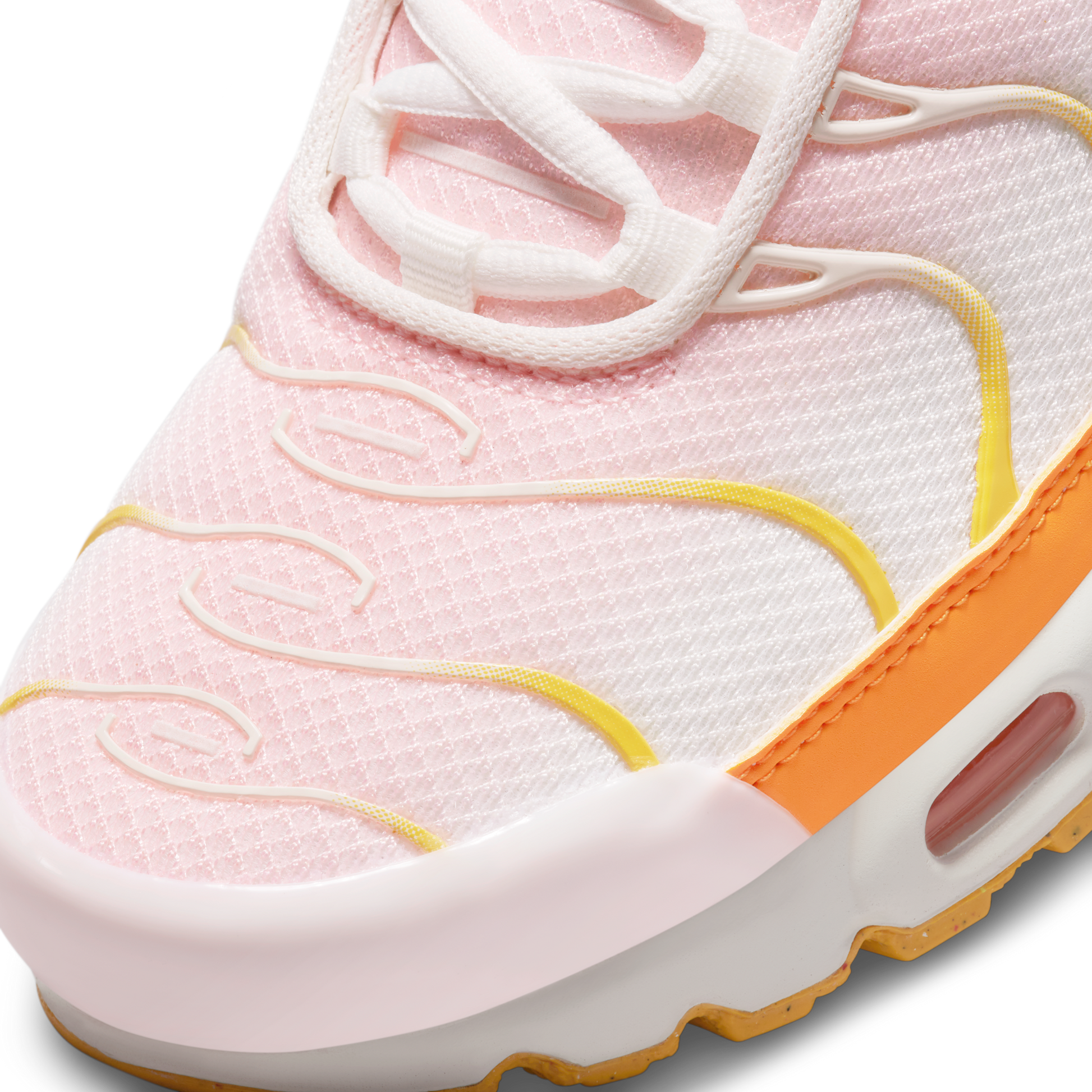 Nike Air Max Plus White Orange Pink (Women's)